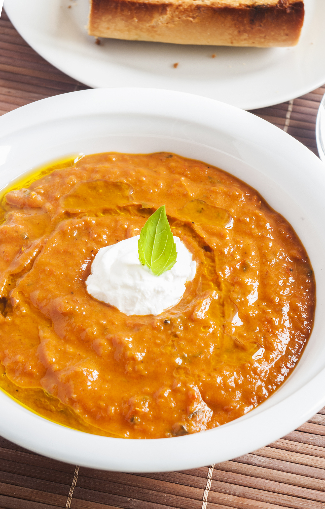 bowl of tomato soup