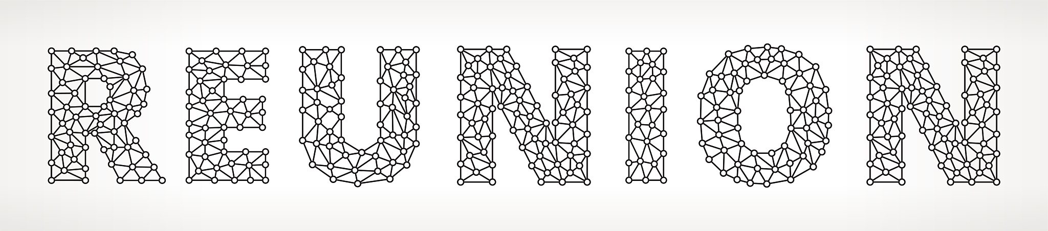 reunion triangular vector pattern