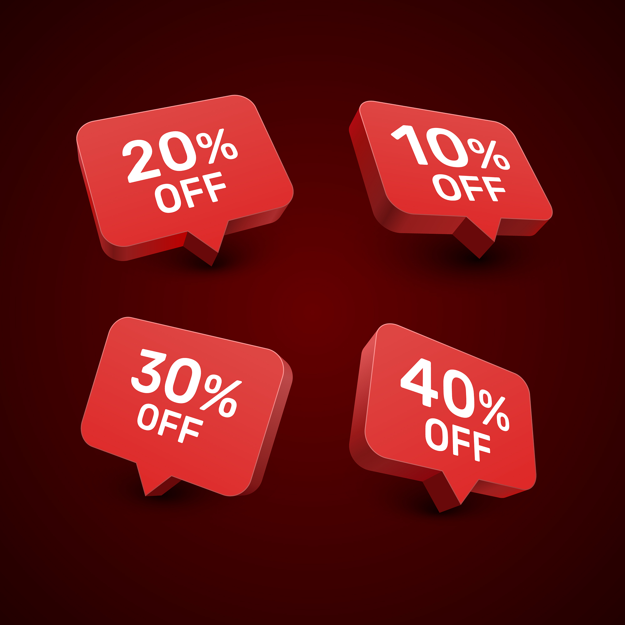 banner 20 10 30 40 off with share discount
