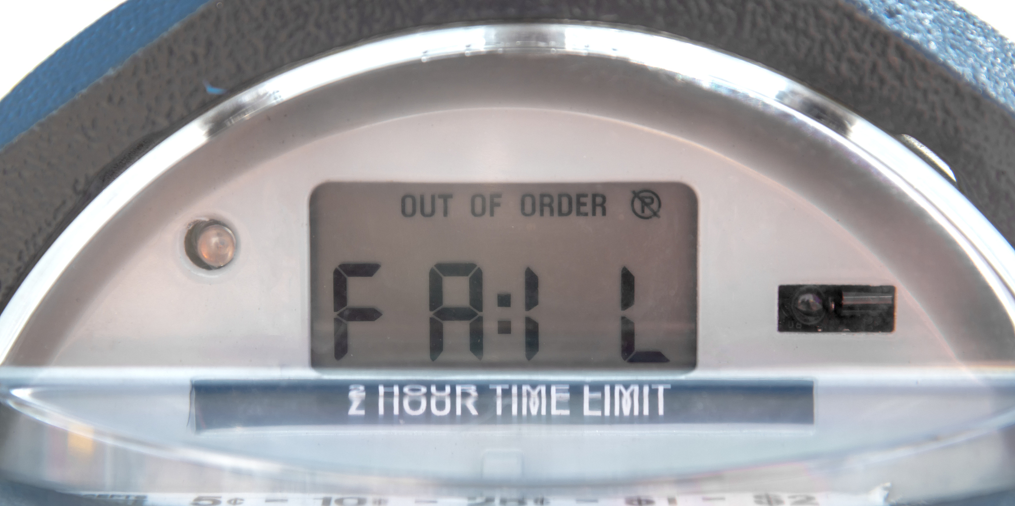 failed parking meter