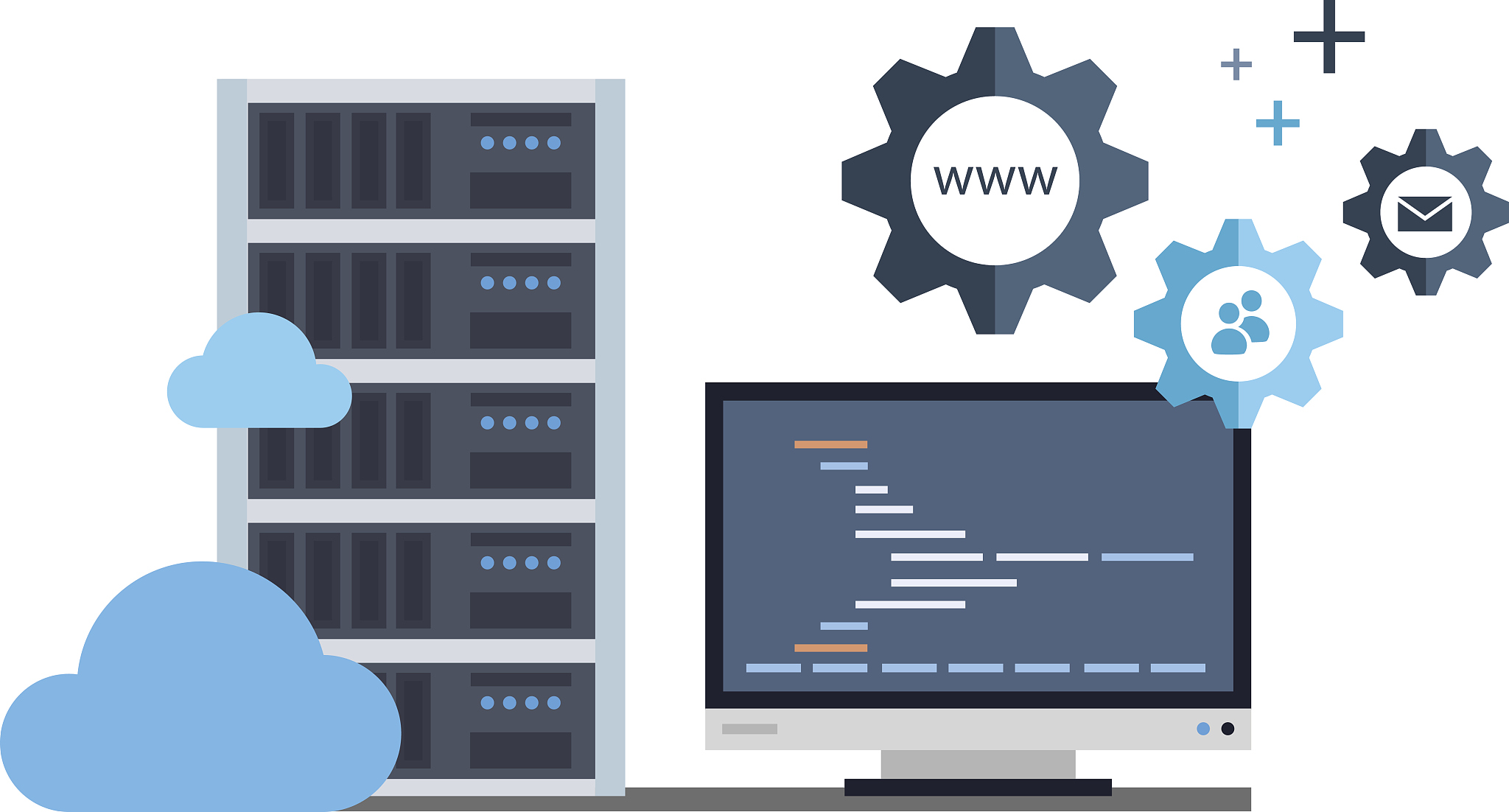 administration of hosting services