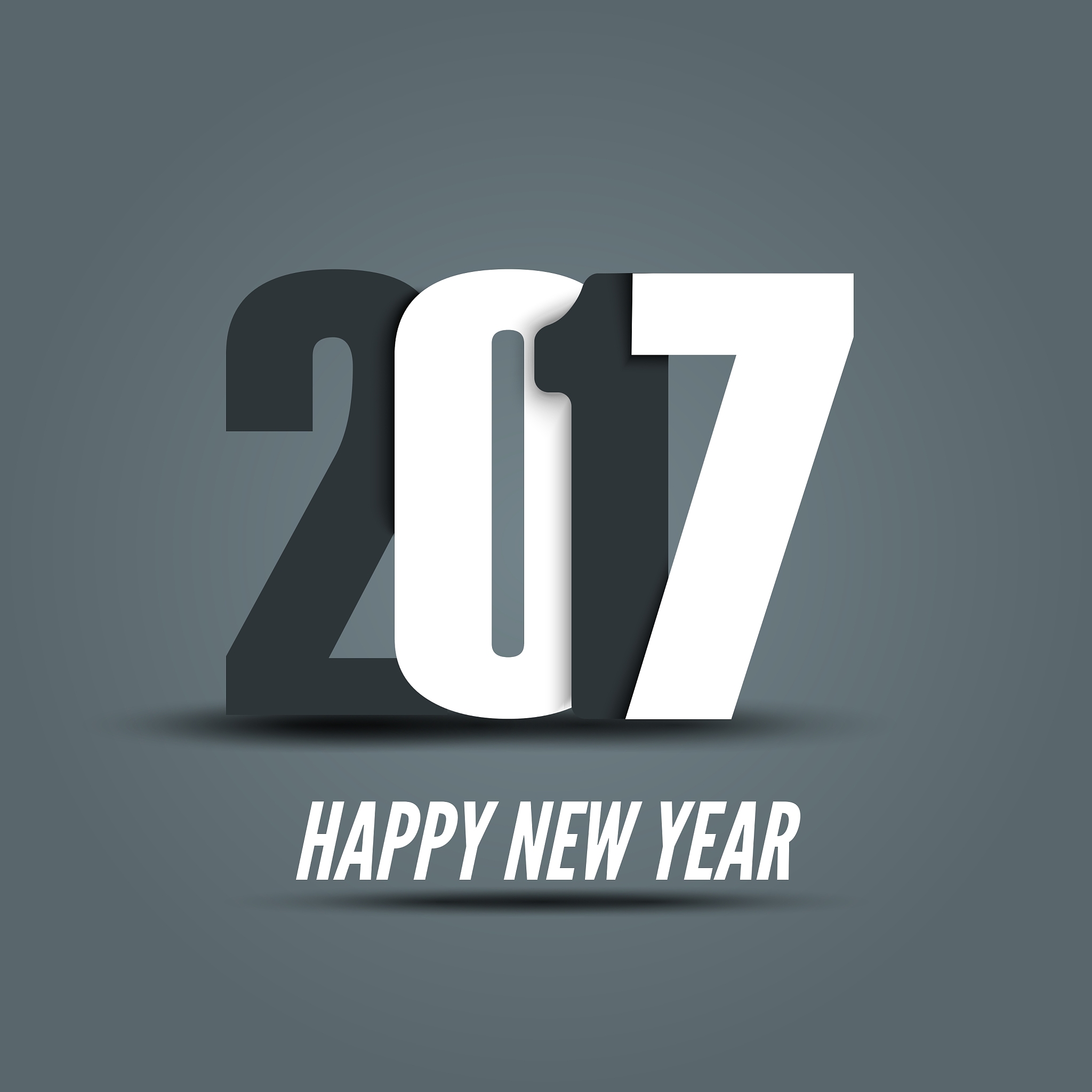 new year 2017 poster design template new year
