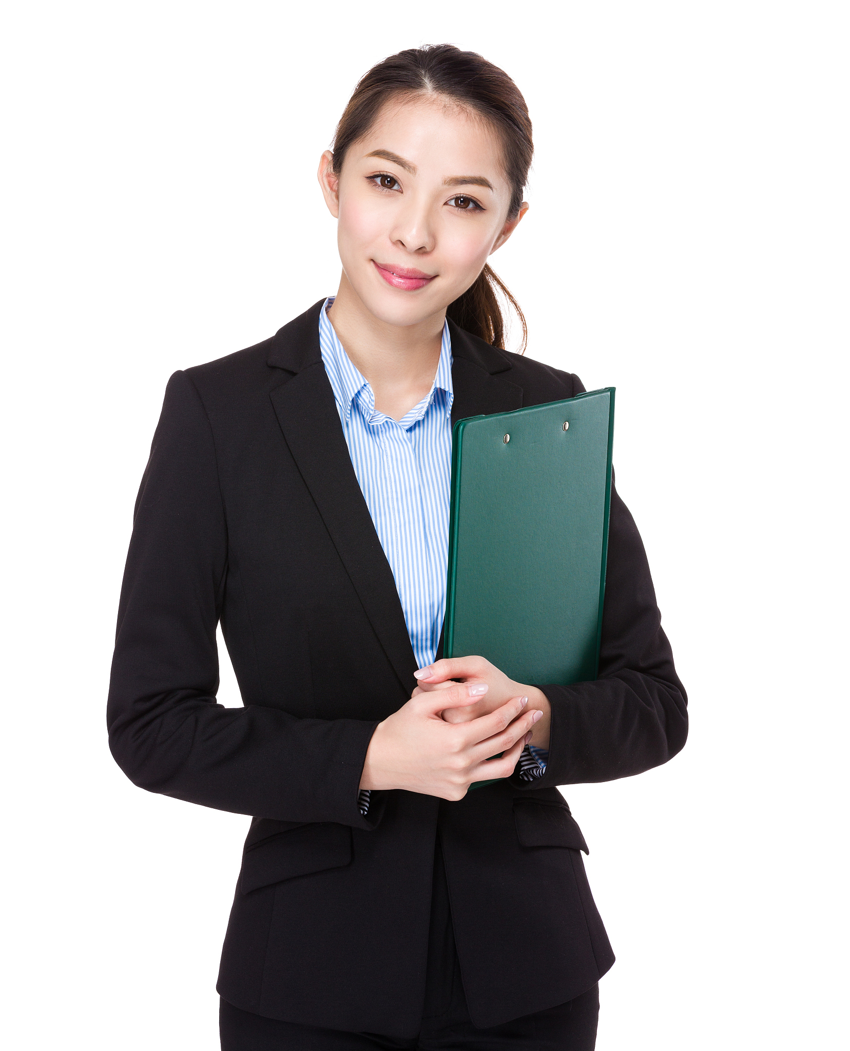 business woman with clipboard