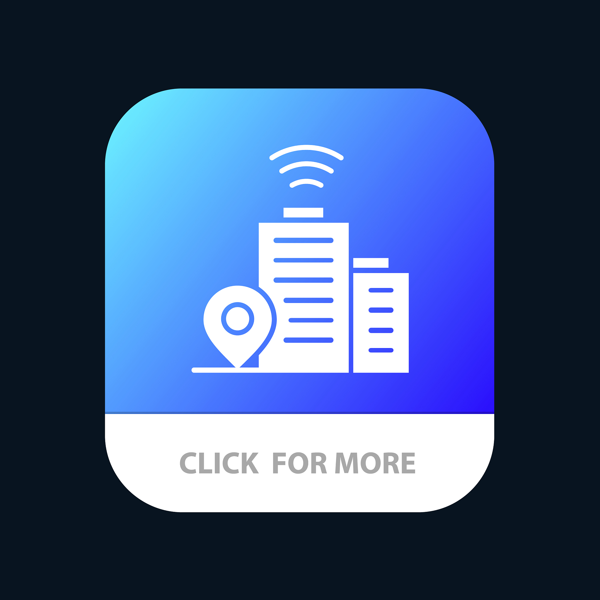 building wifi location mobile app button android
