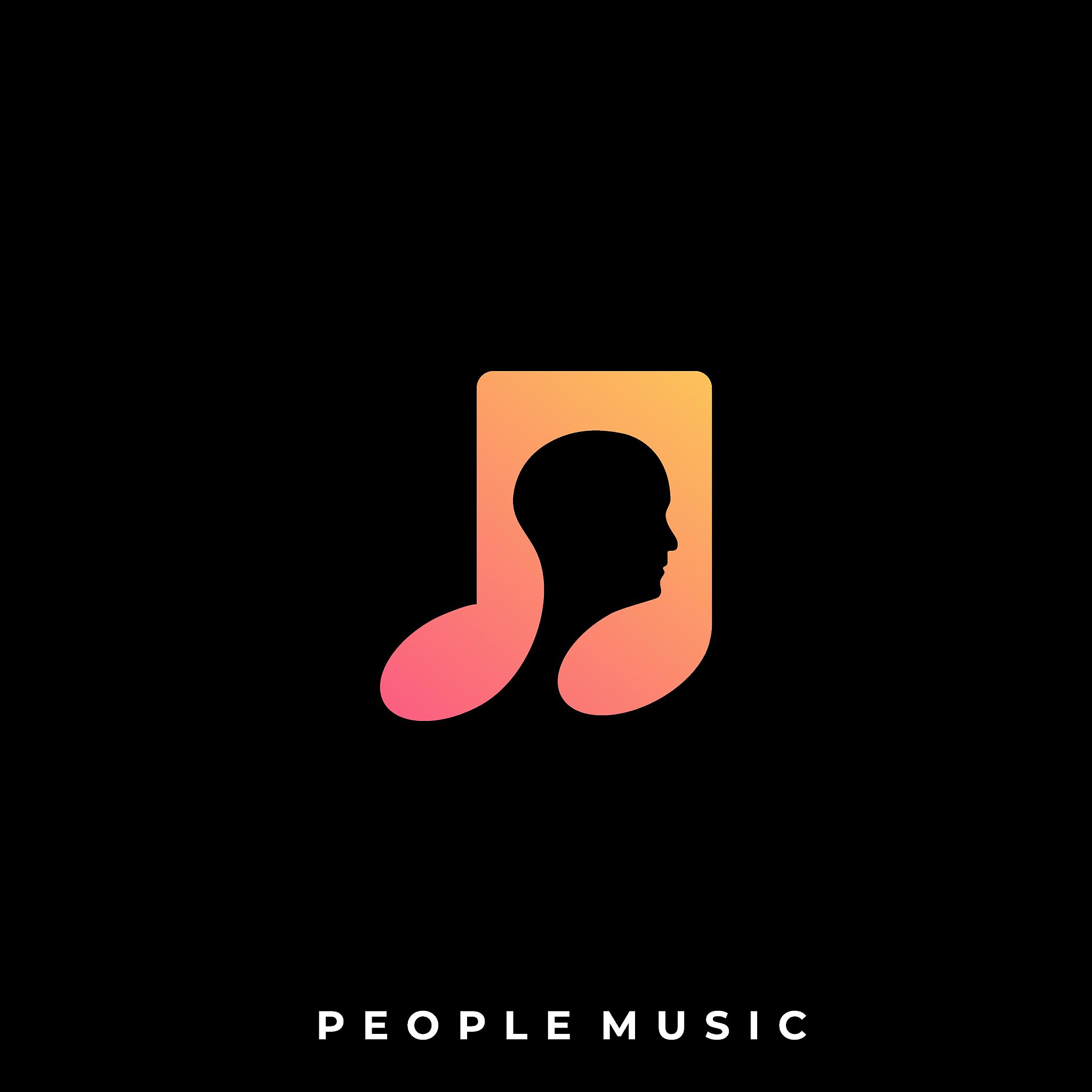 people music illustration vector template