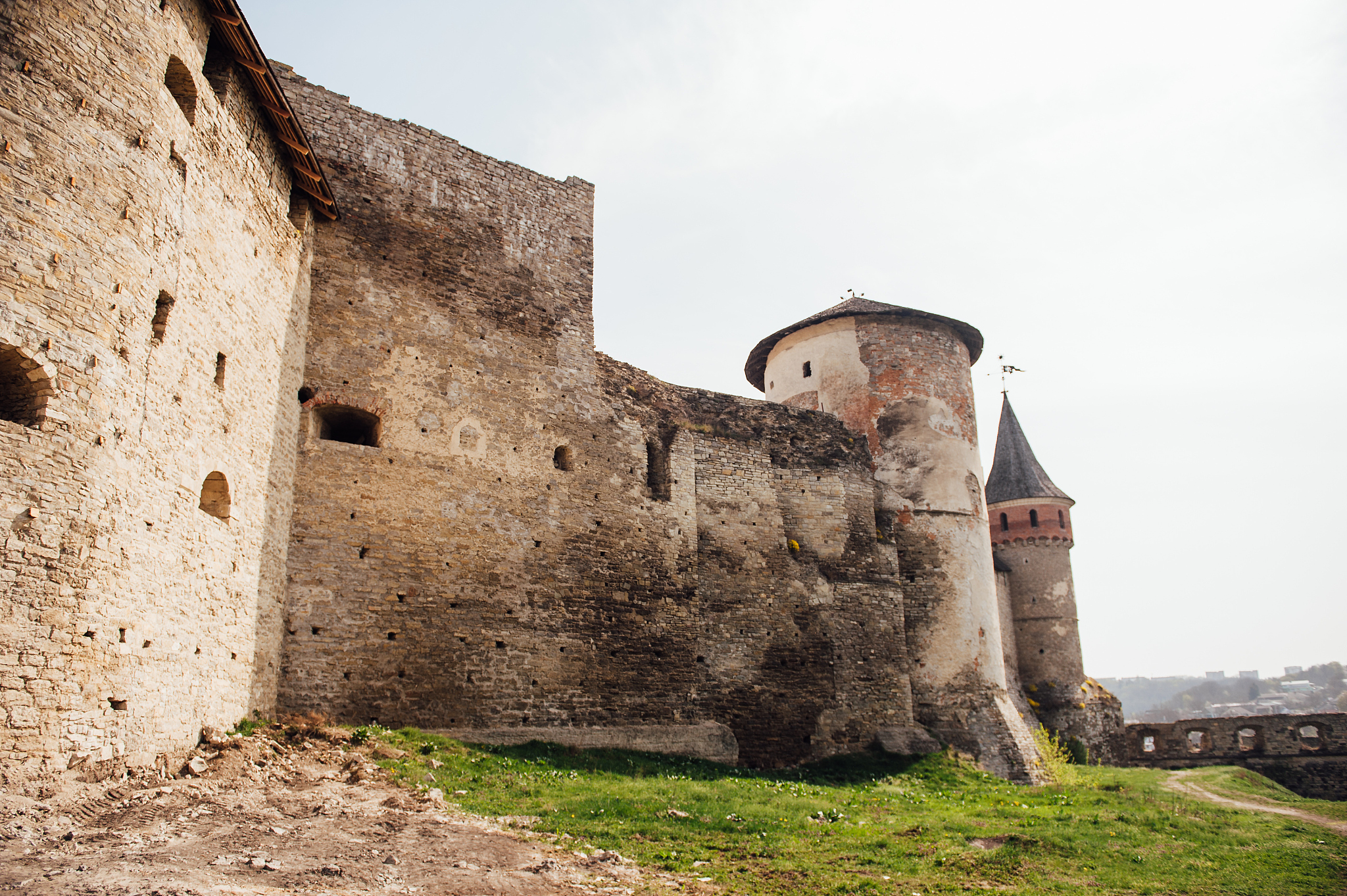 medieval castle fortress kamenetz-podolsk ukraine