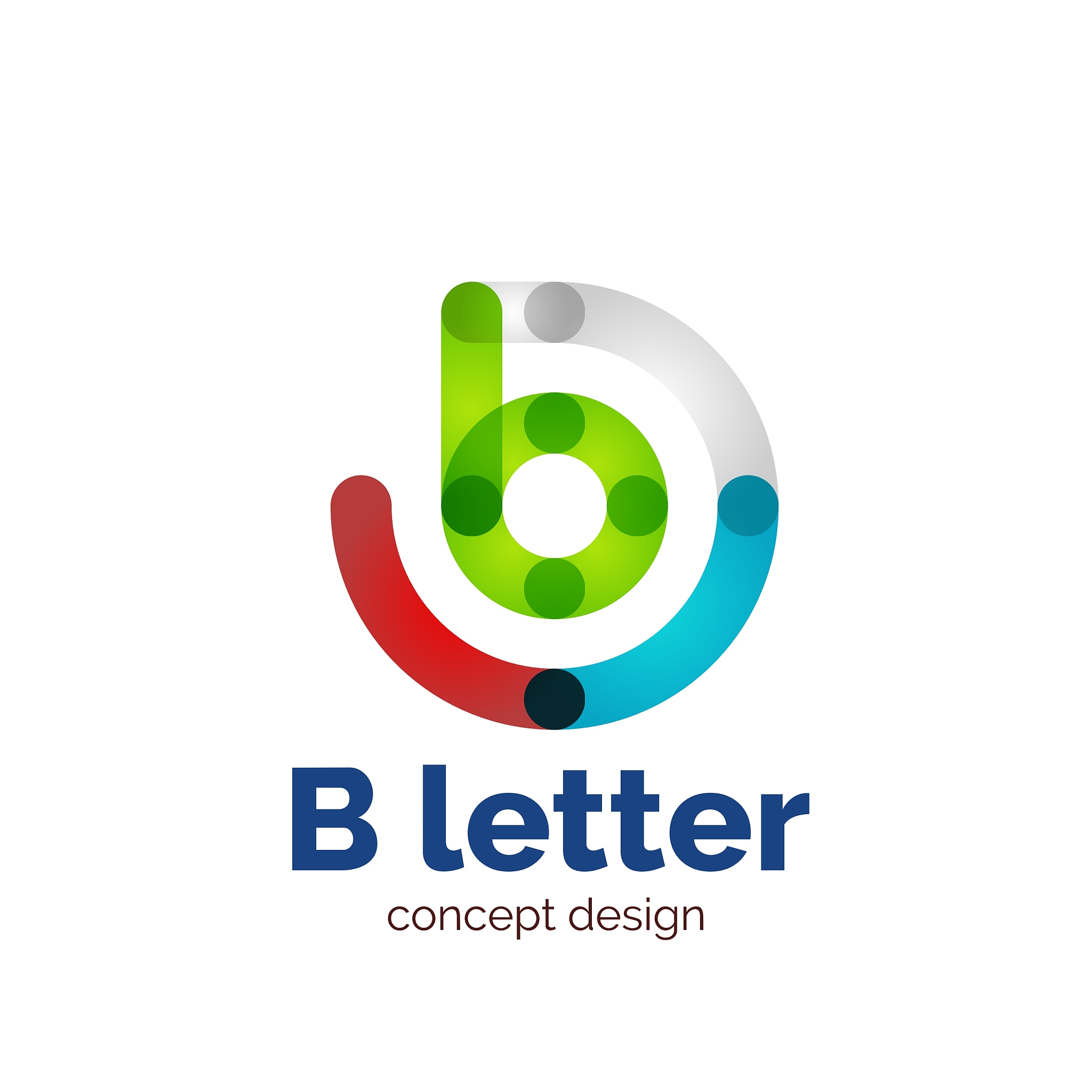 modern minimalistic letter concept logo