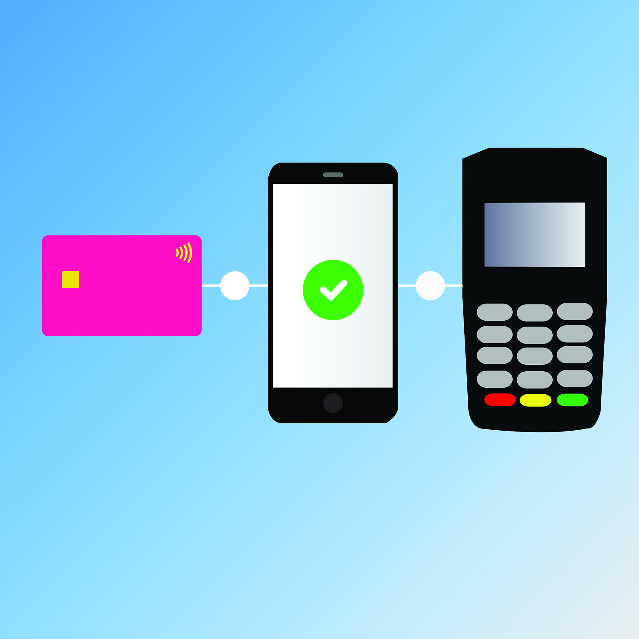contactless payment vector