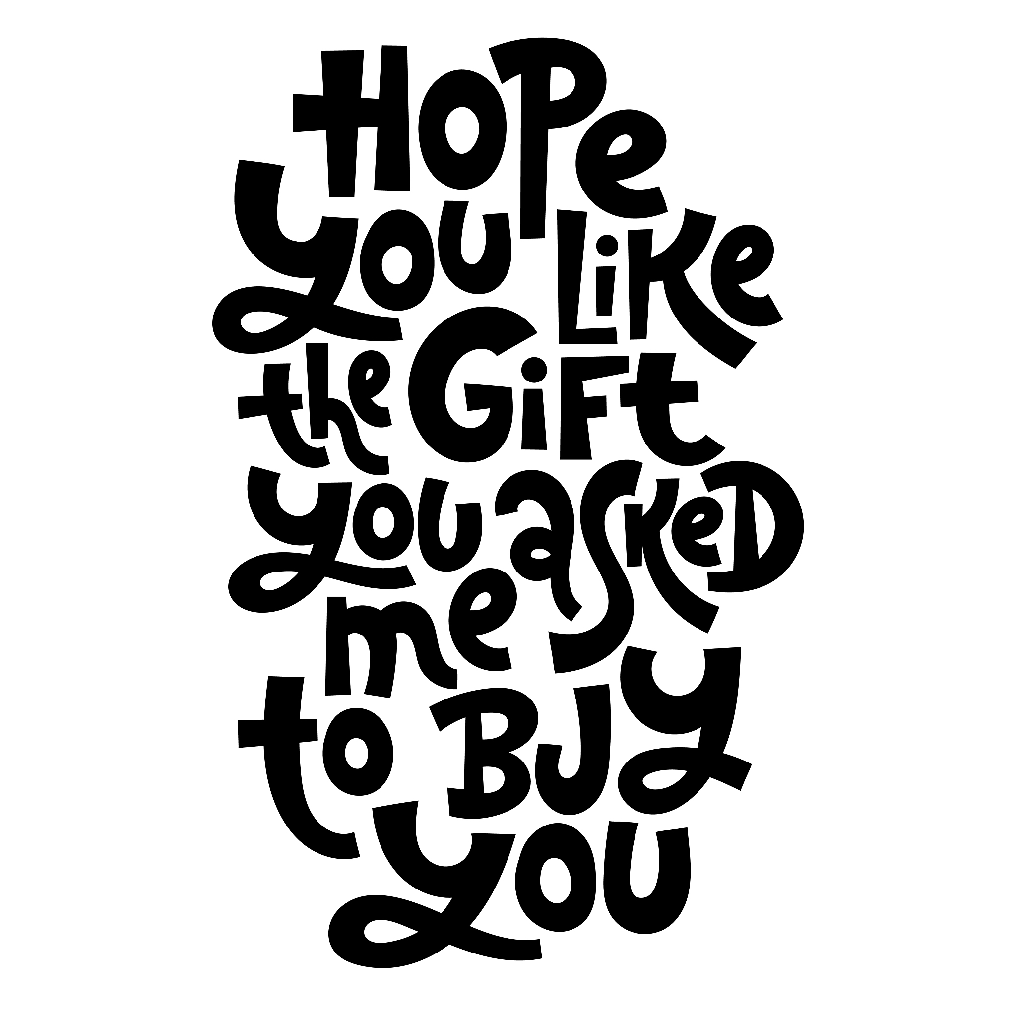 antichristmas lettering quotes