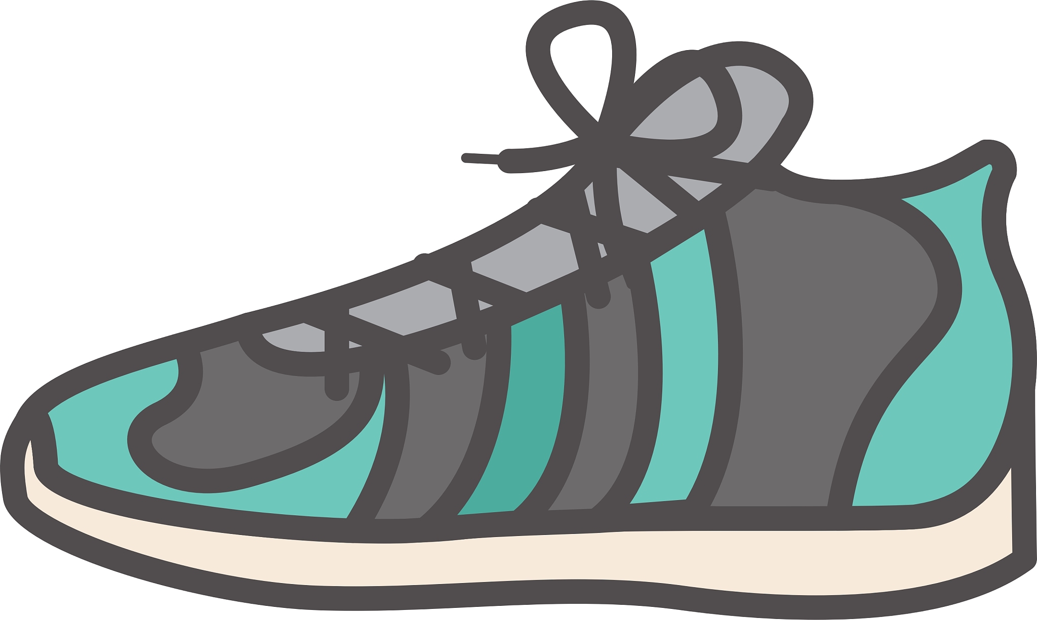 isolated running shoes design