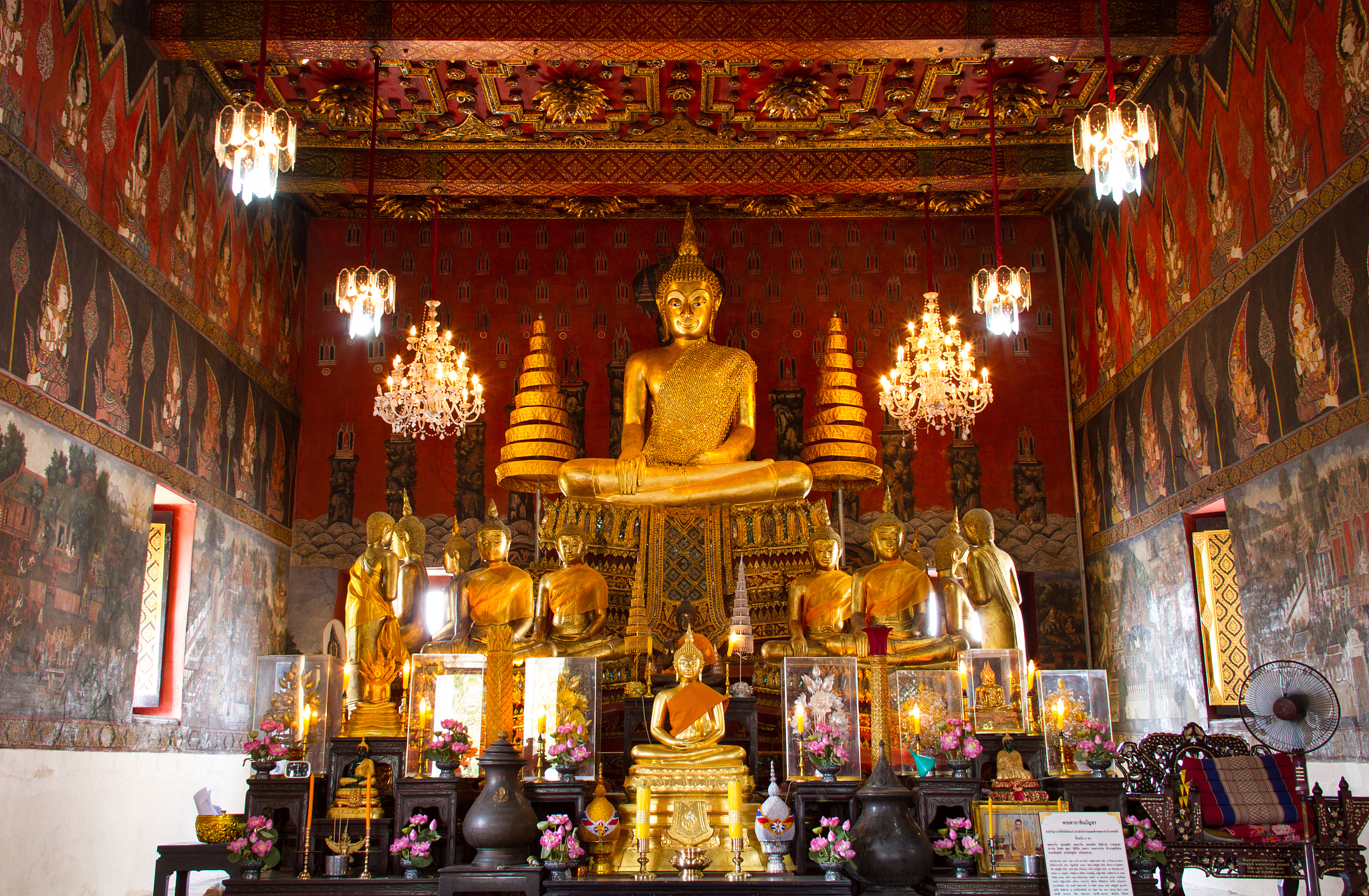 buddha statue in a church