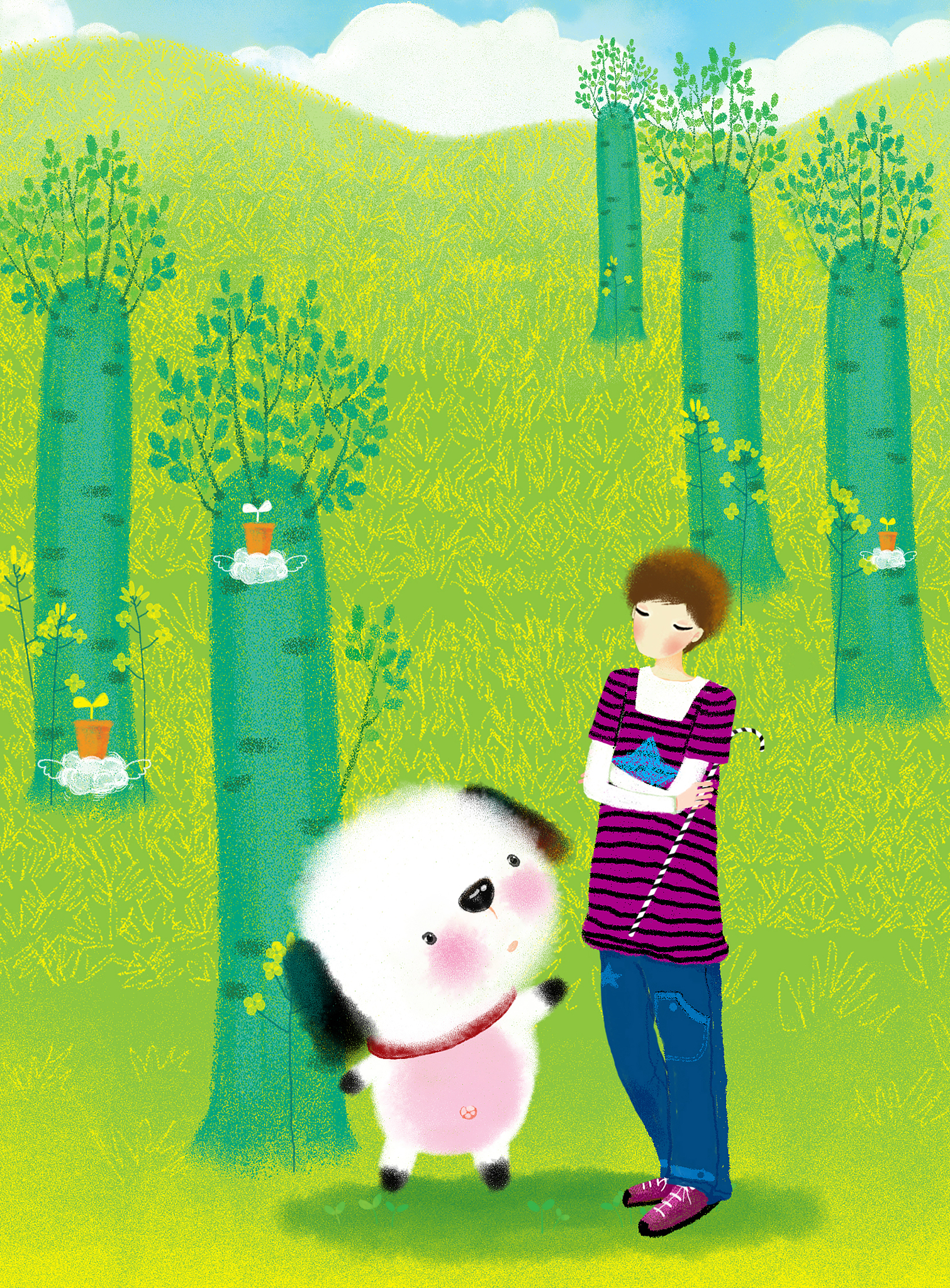 请发挥想象创编一篇以传承家风为主题的童话故事故事的主角是一个名叫小兰的女孩和一只叫波波的宠物狗在小狗波波的帮助下小兰由没有礼貌变成了一个有礼貌的好孩子需要在编写的童话故事里有一两个详细的小狗波波帮助小兰做出转变的事例。