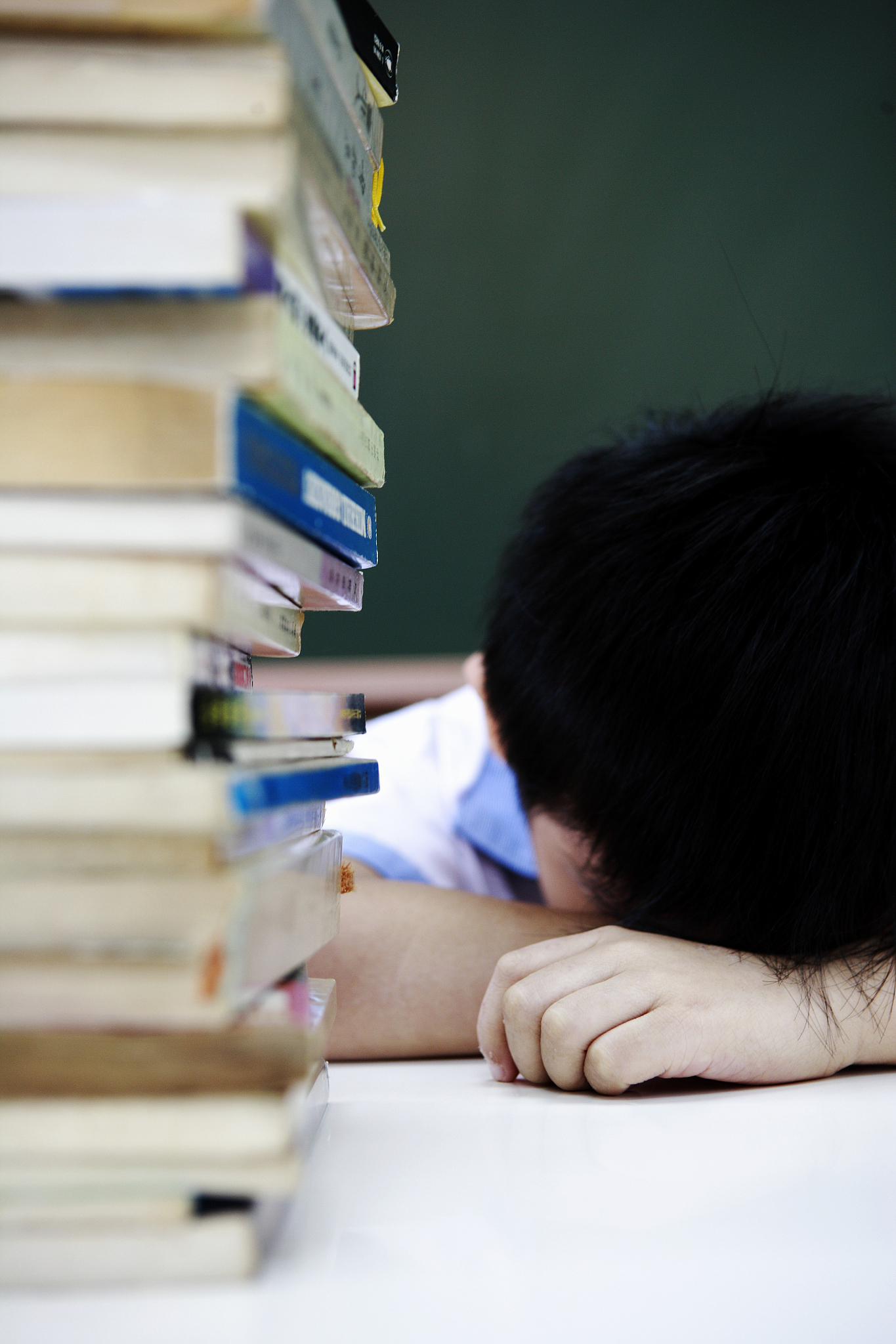 筋疲力尽,小学生,疲劳的,学生,动作,人,情绪压力,忠诚,贡献,努力