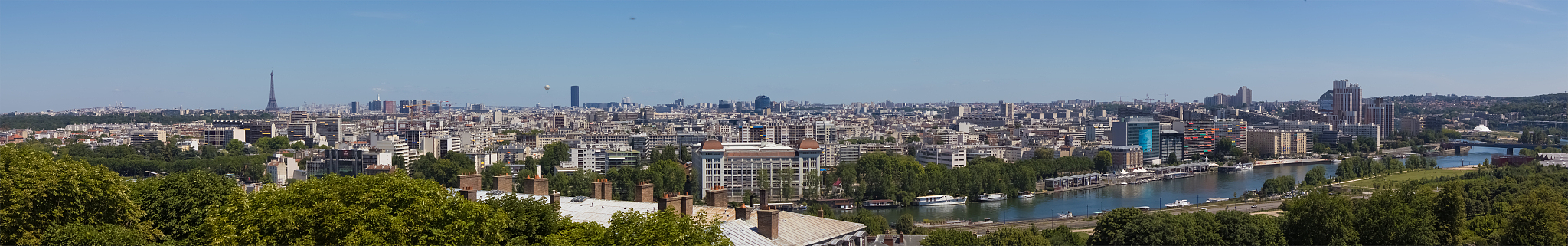 view over the roofs of paris