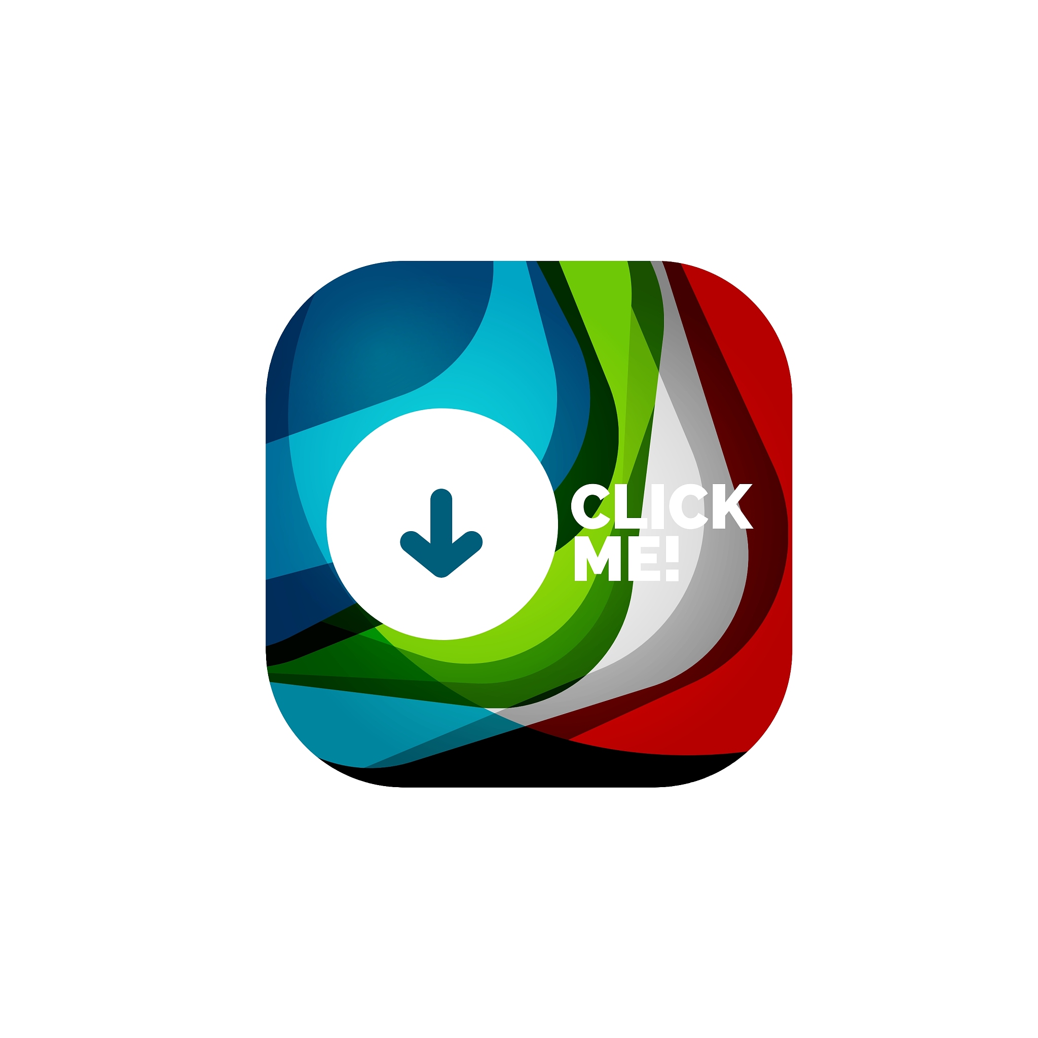 abstract square button template