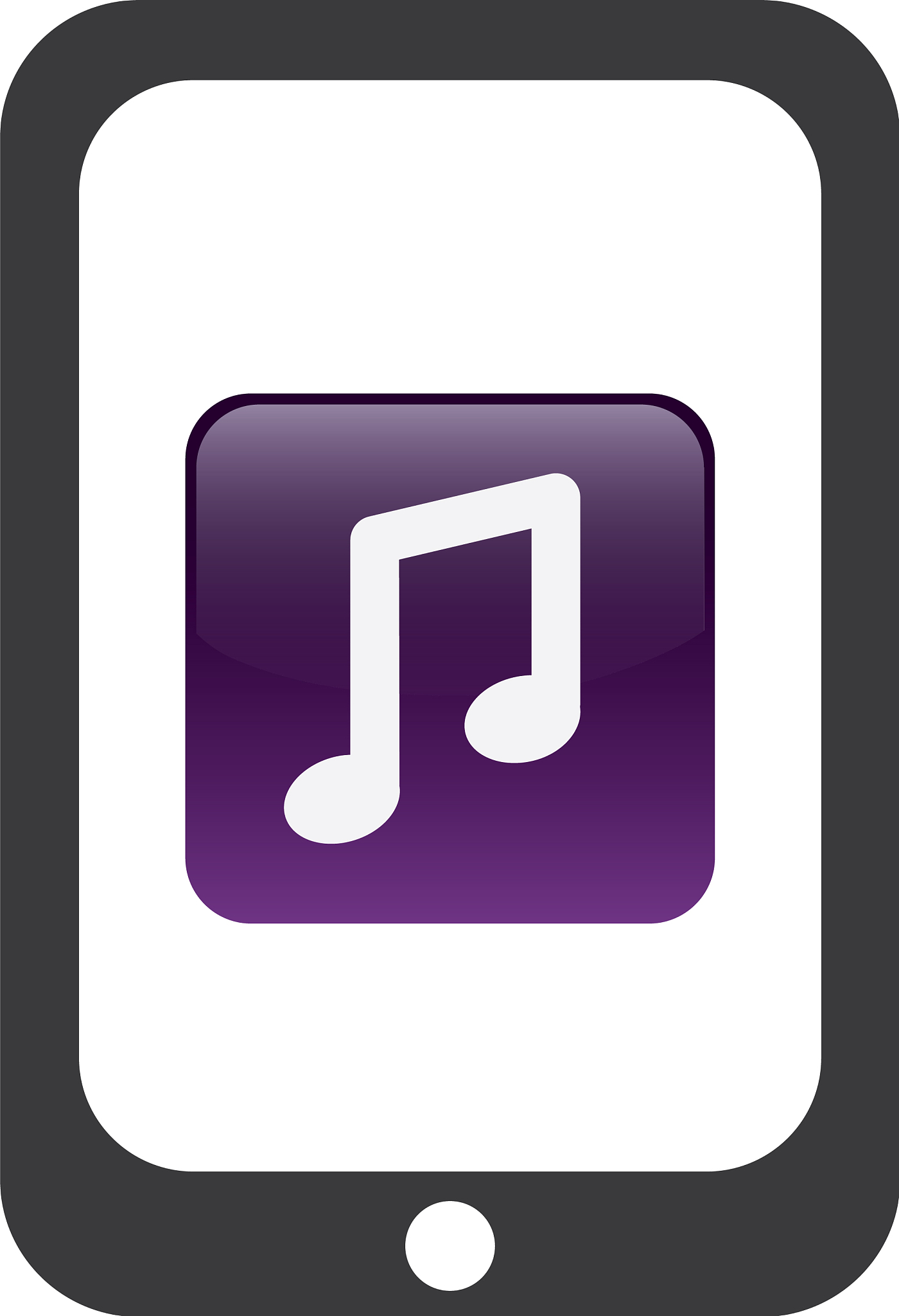 tablet with music app tech