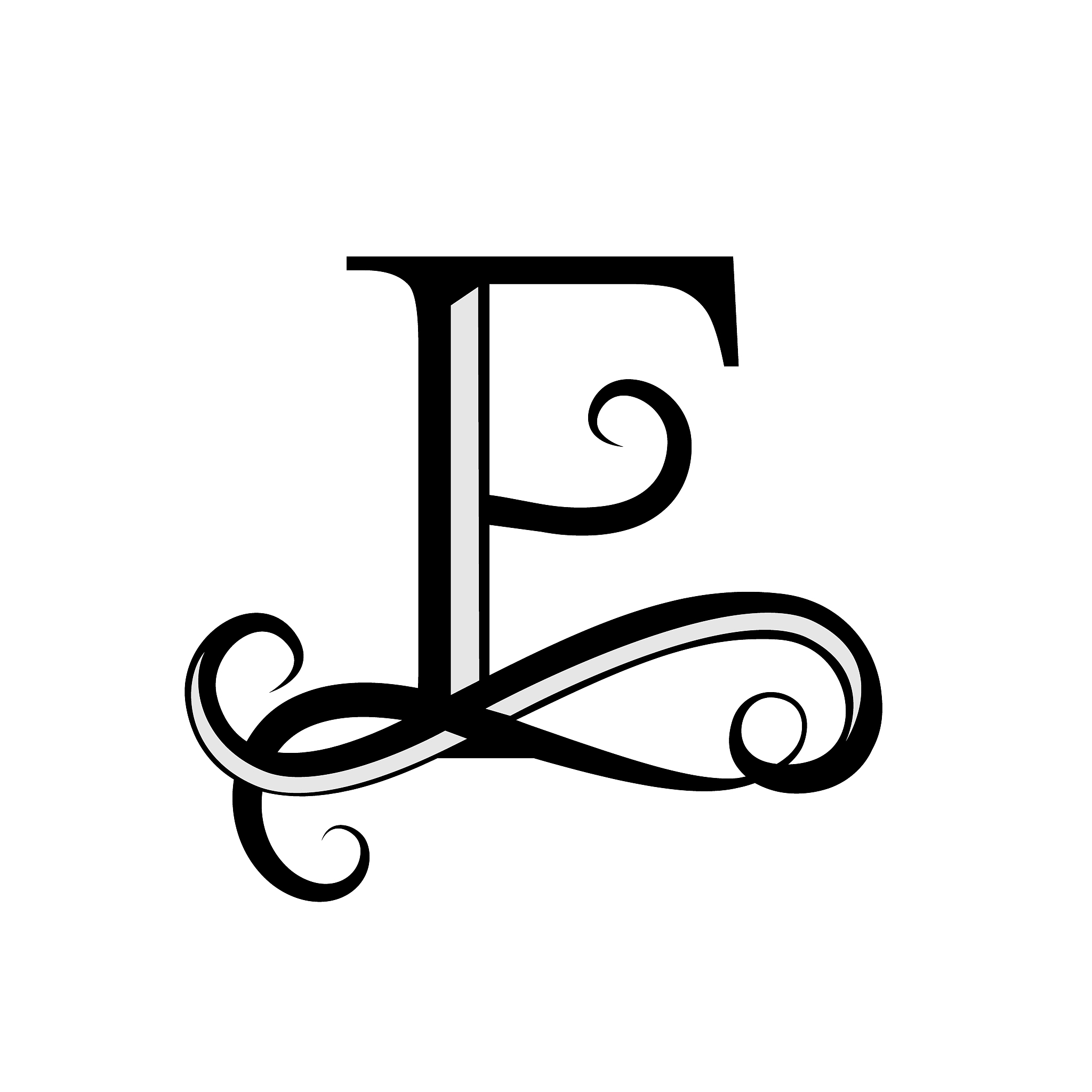 capital letter for monograms . beautiful letter.