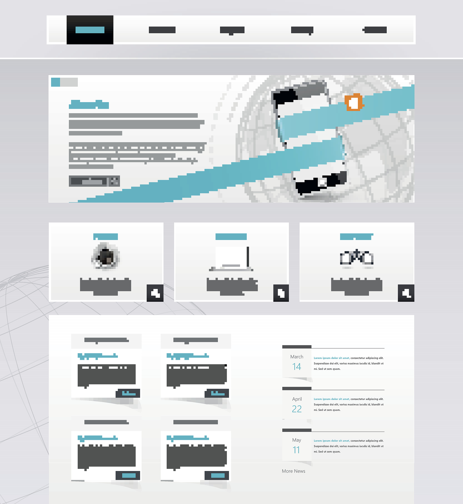 business website template design