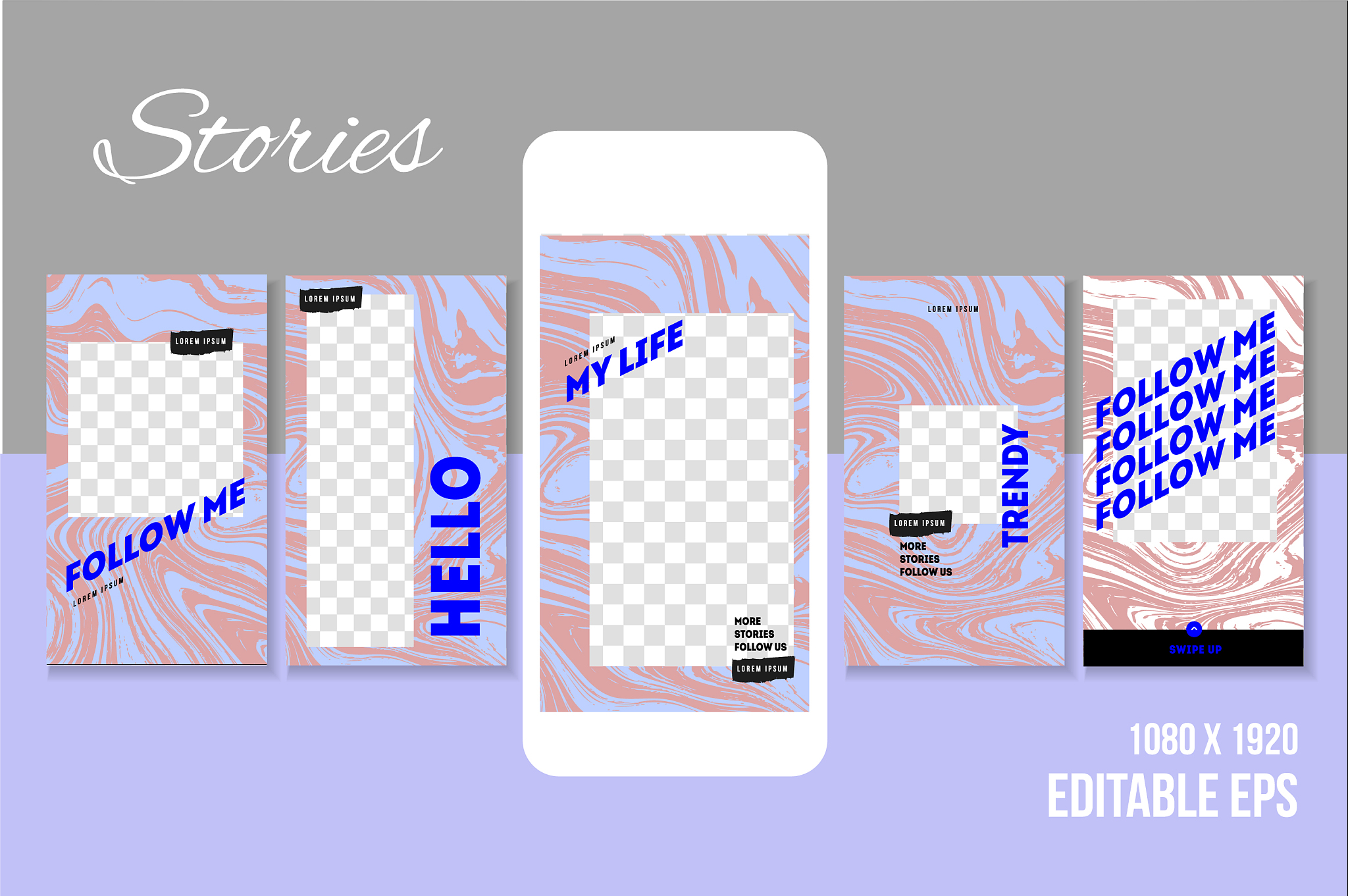 editable social media stories