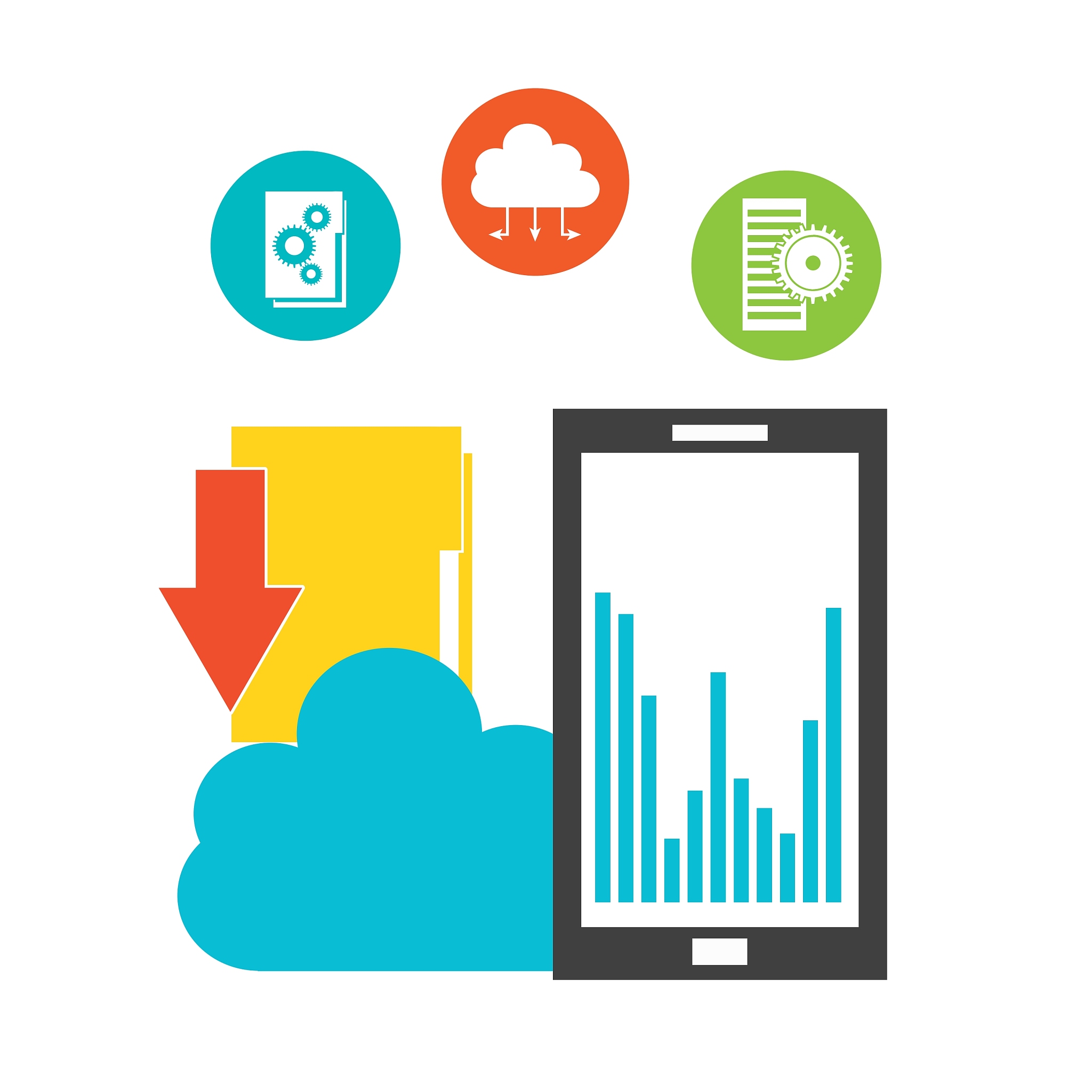 big data management icons