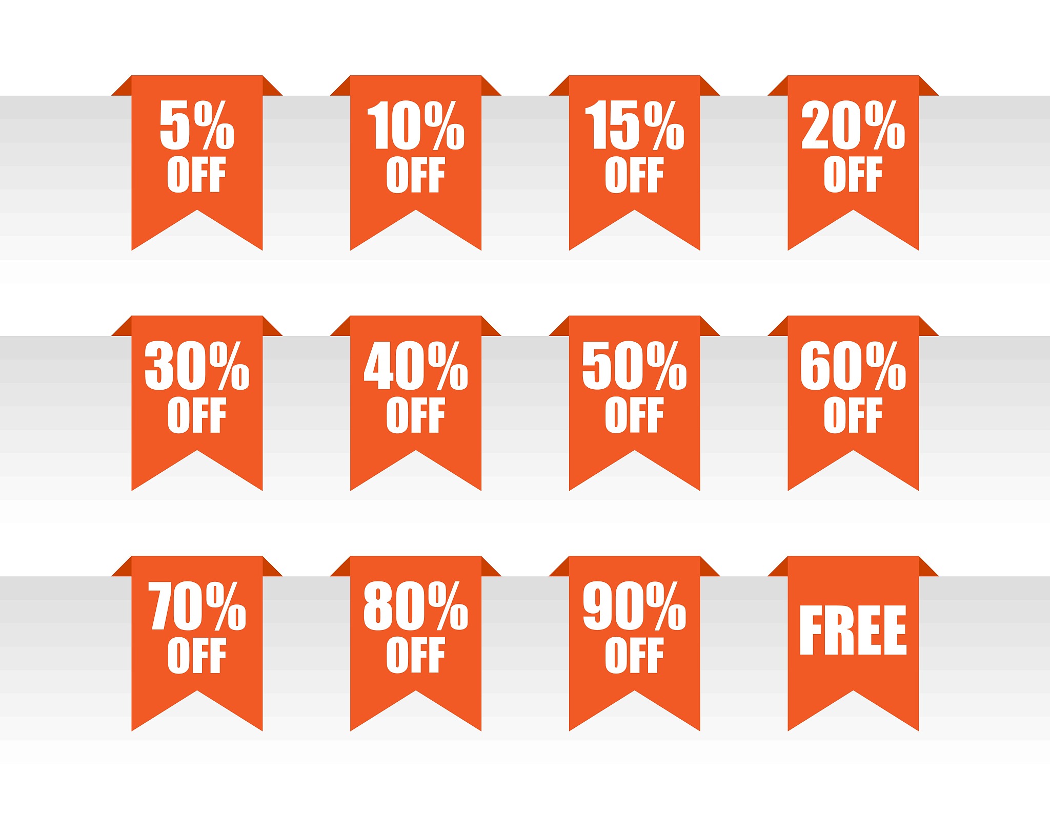 discount paper tag labels