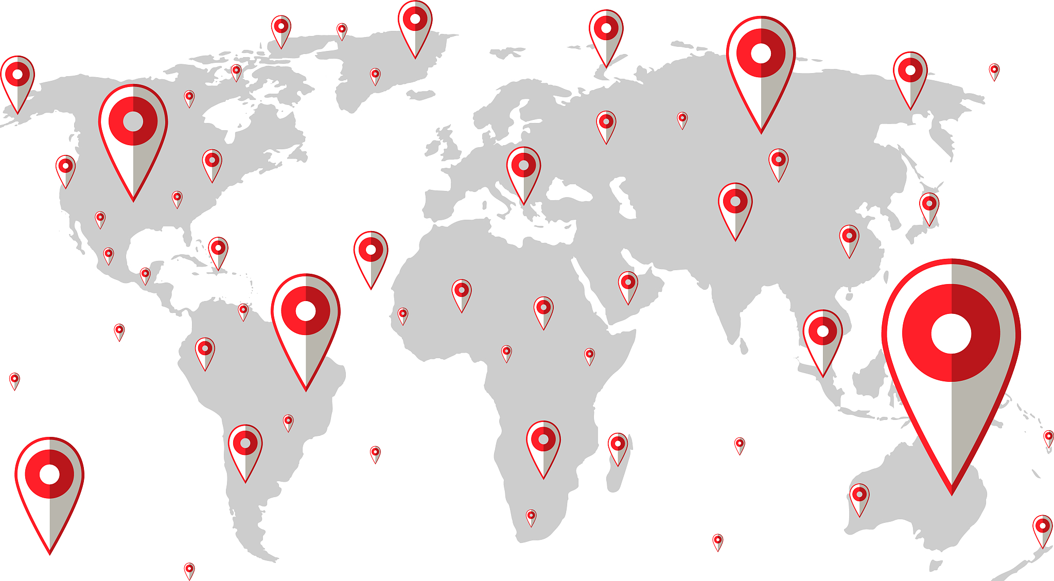 world travel map with navigator points journey