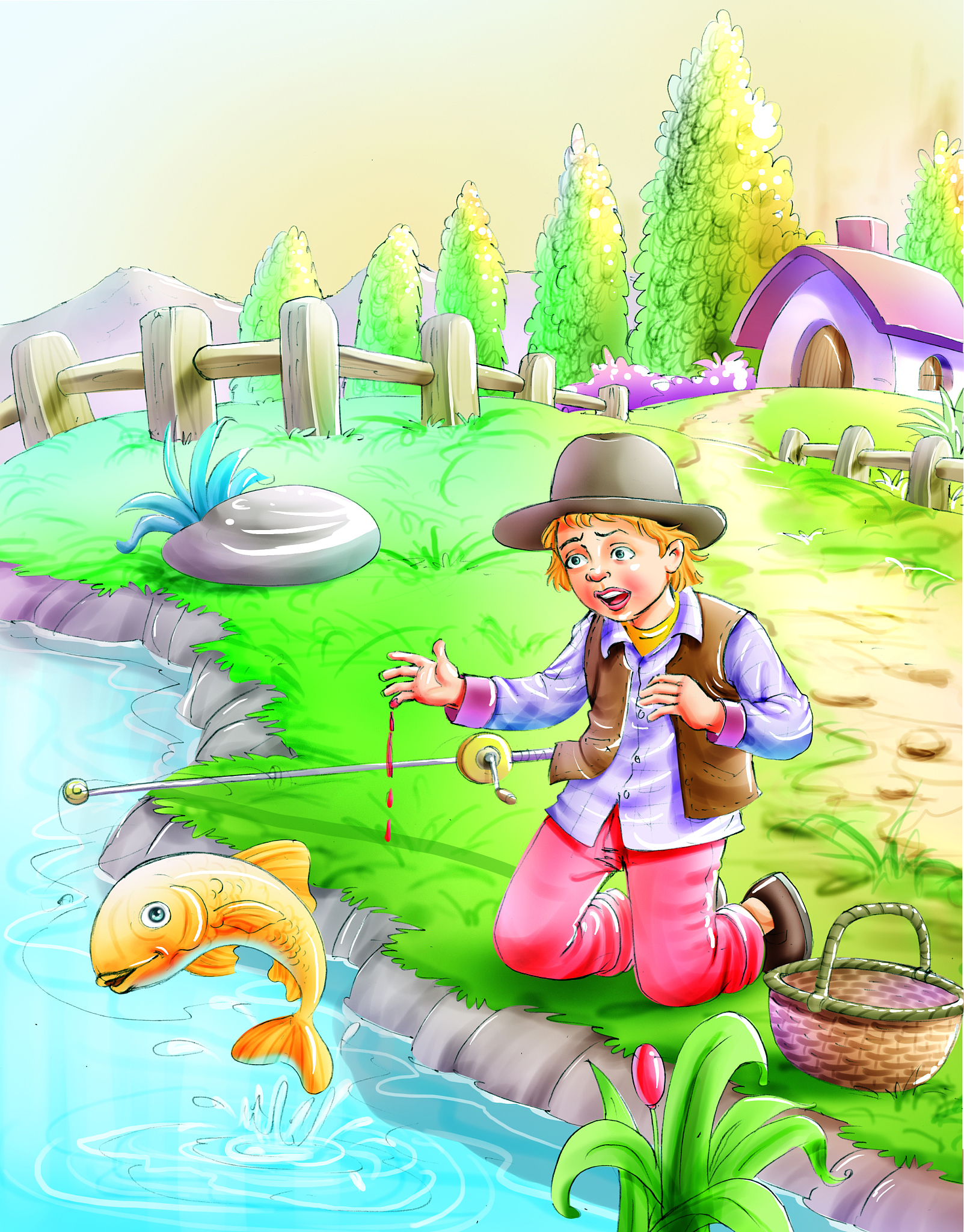 有个童话故事忘了说的是一个老头去海边打鱼打到一条金鱼金鱼答应满足老头一个要求要求老头放生老头放生了但没有提要求回去后老太婆大骂老头提一个小要求也行于是老头回去找到金鱼说了要求回家发现果然实现了老太婆又大骂提出了更高的要求老头又跟金鱼说又实现了老太婆又提出更高的要求一次次反复最后金鱼生气了老太婆家回到了原来最穷的状态。