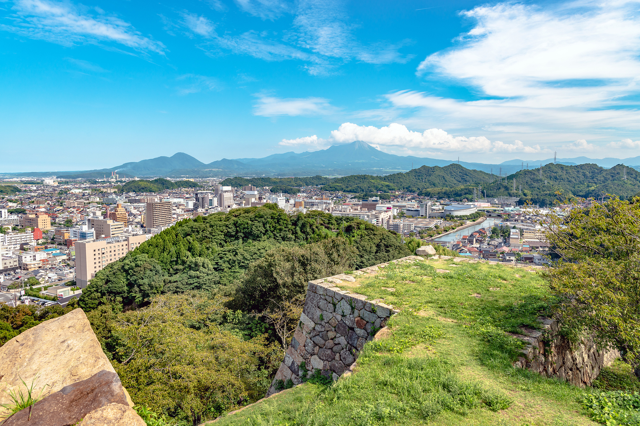 cityscape of the yonago city