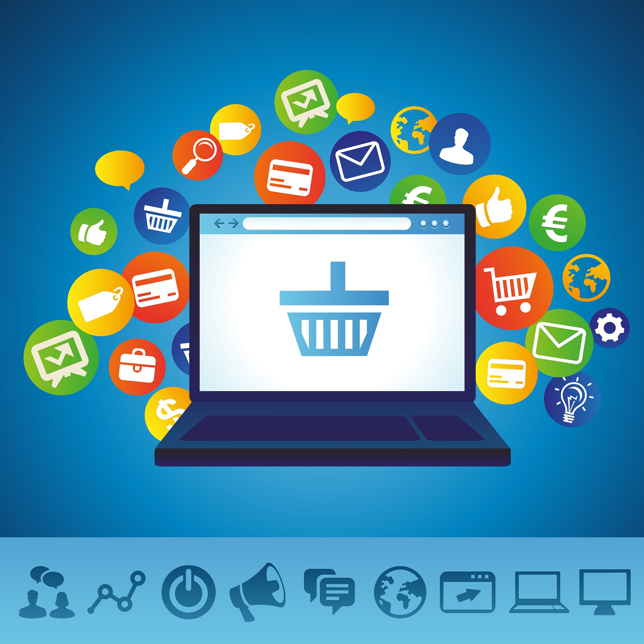 online shopping concept