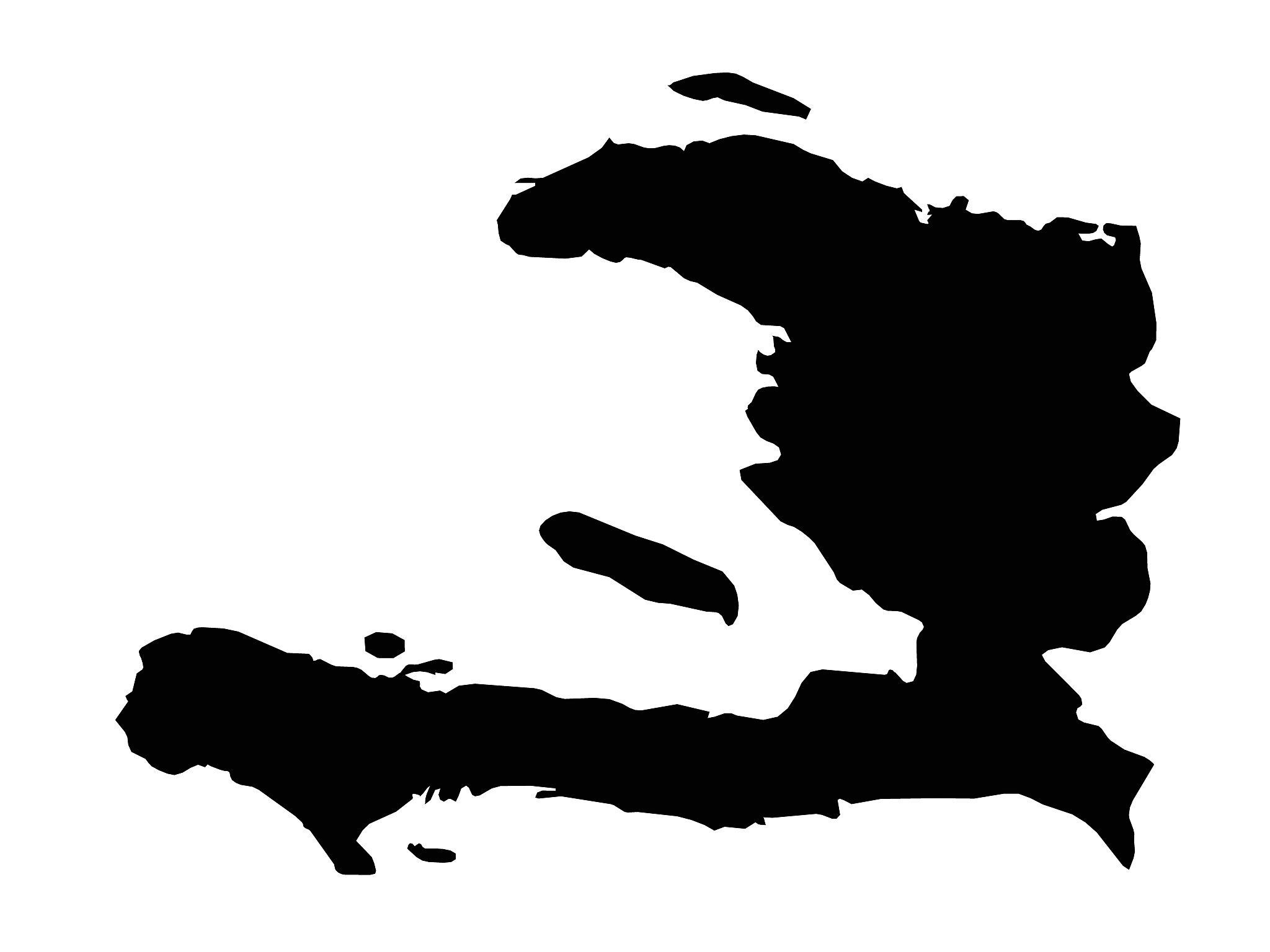 haiti map
