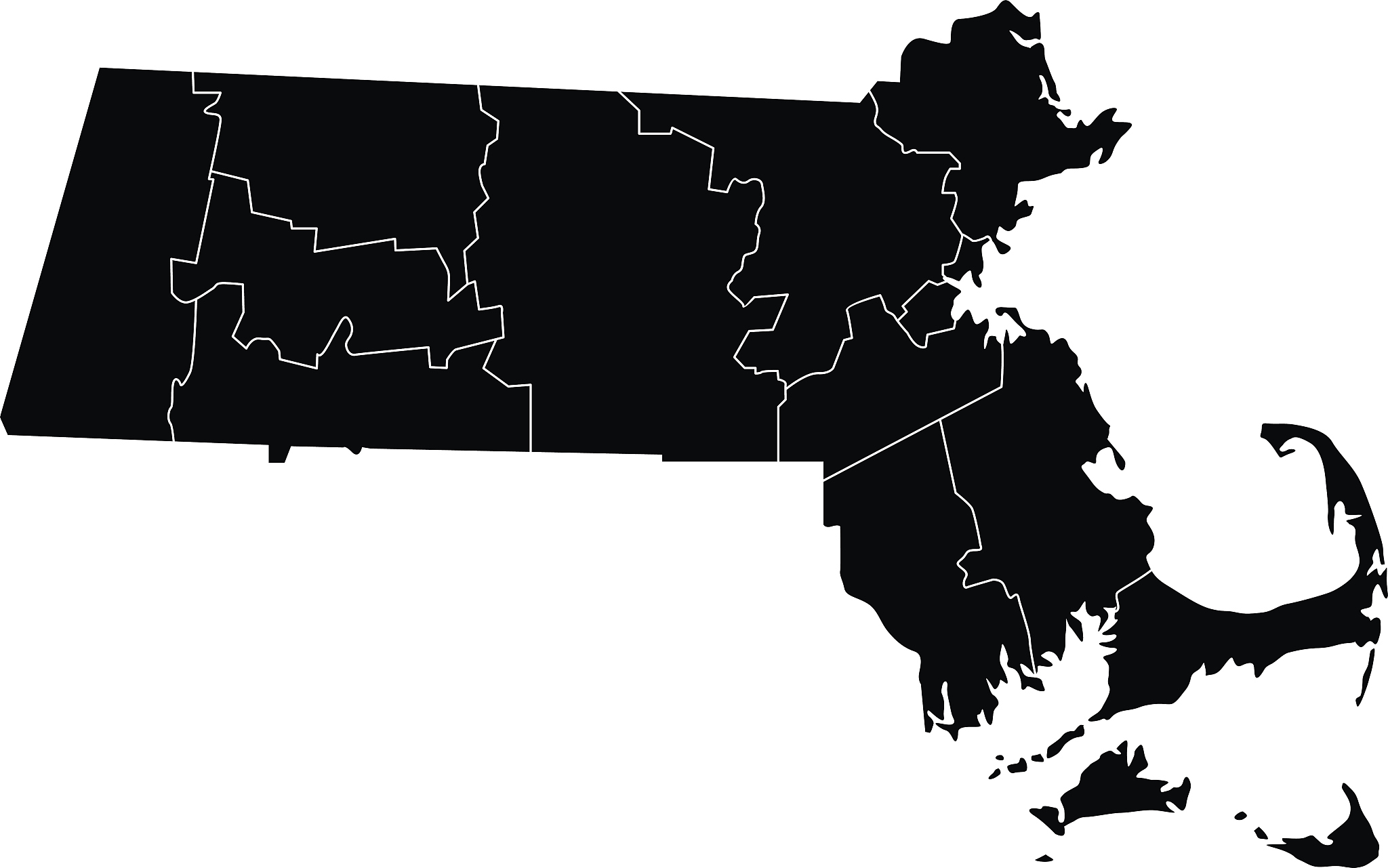 map of massachusetts