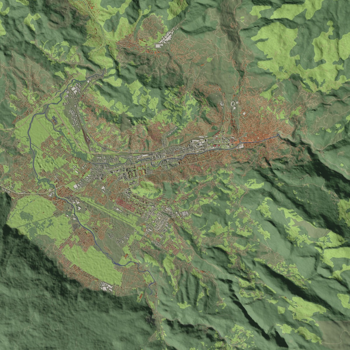 卫星遥感影像中DN值