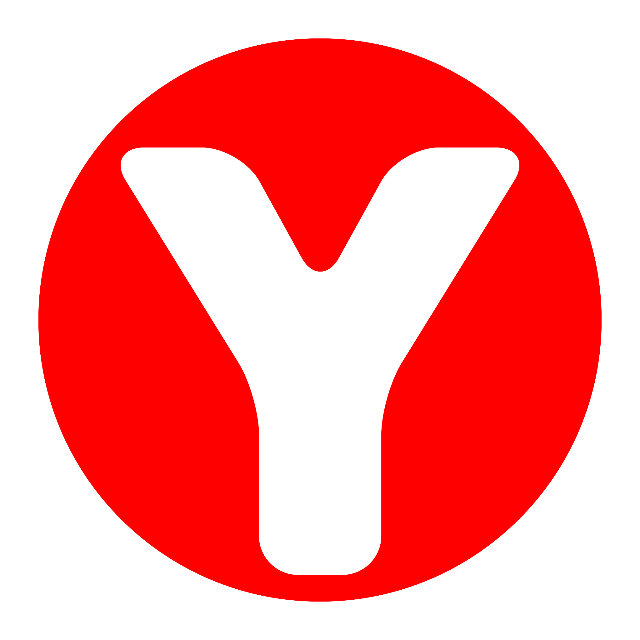 letter y sign design template element