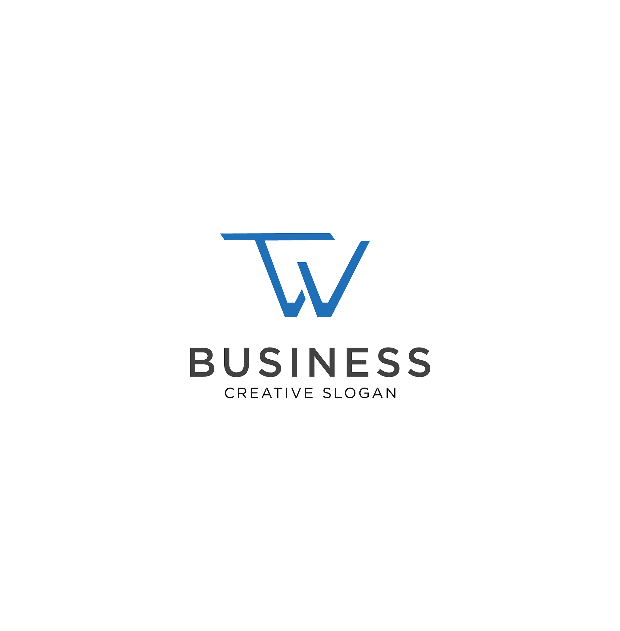 letter w t logo design inspiration