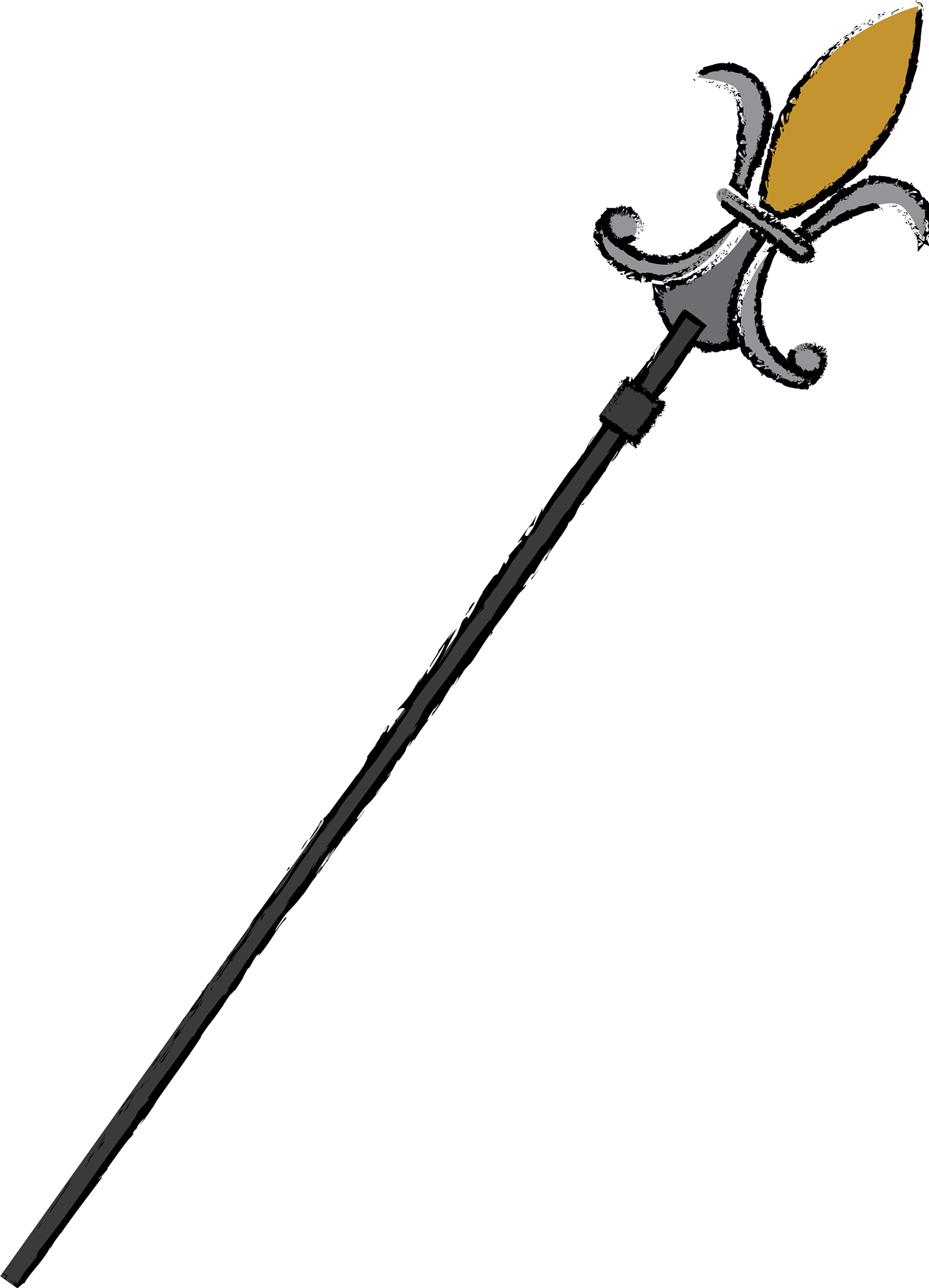 medieval vintage spear elegant design