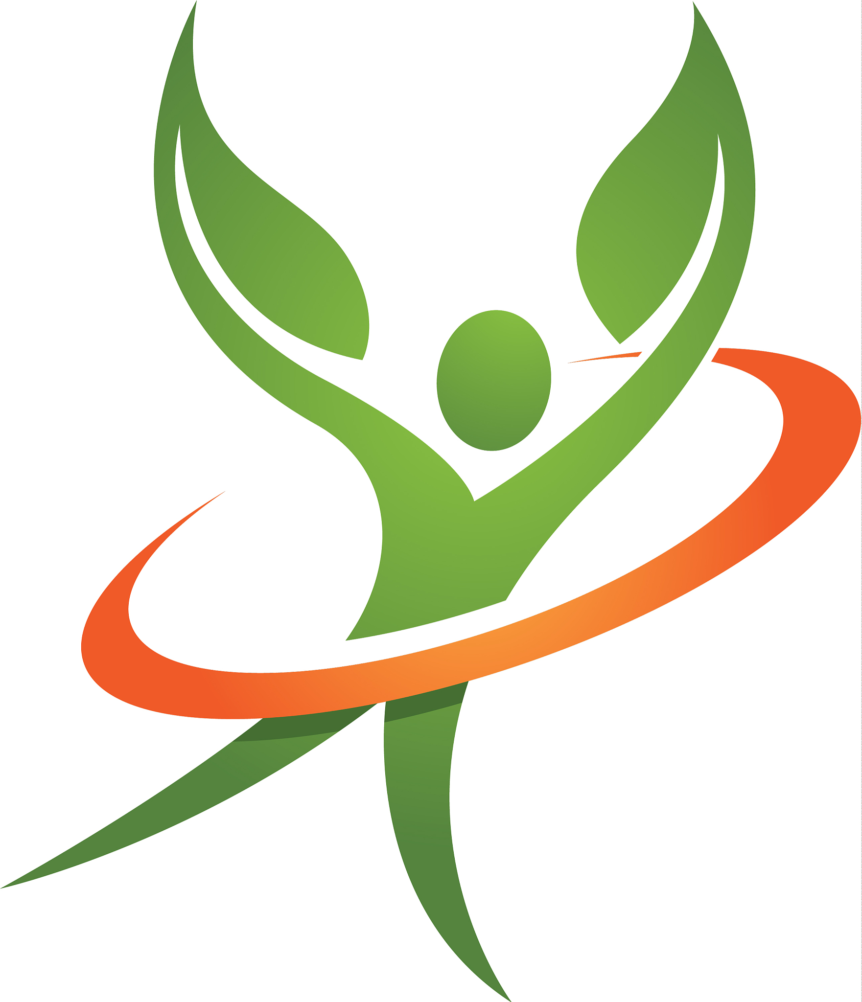 human character logo sign