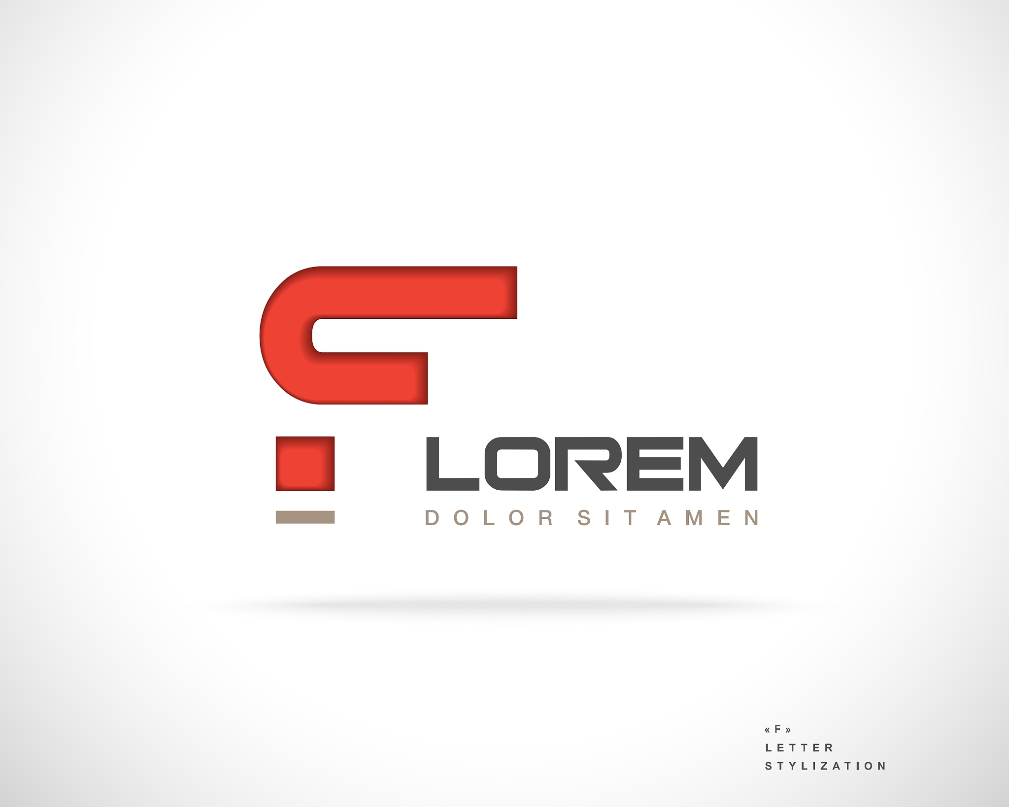 abstract logo design template