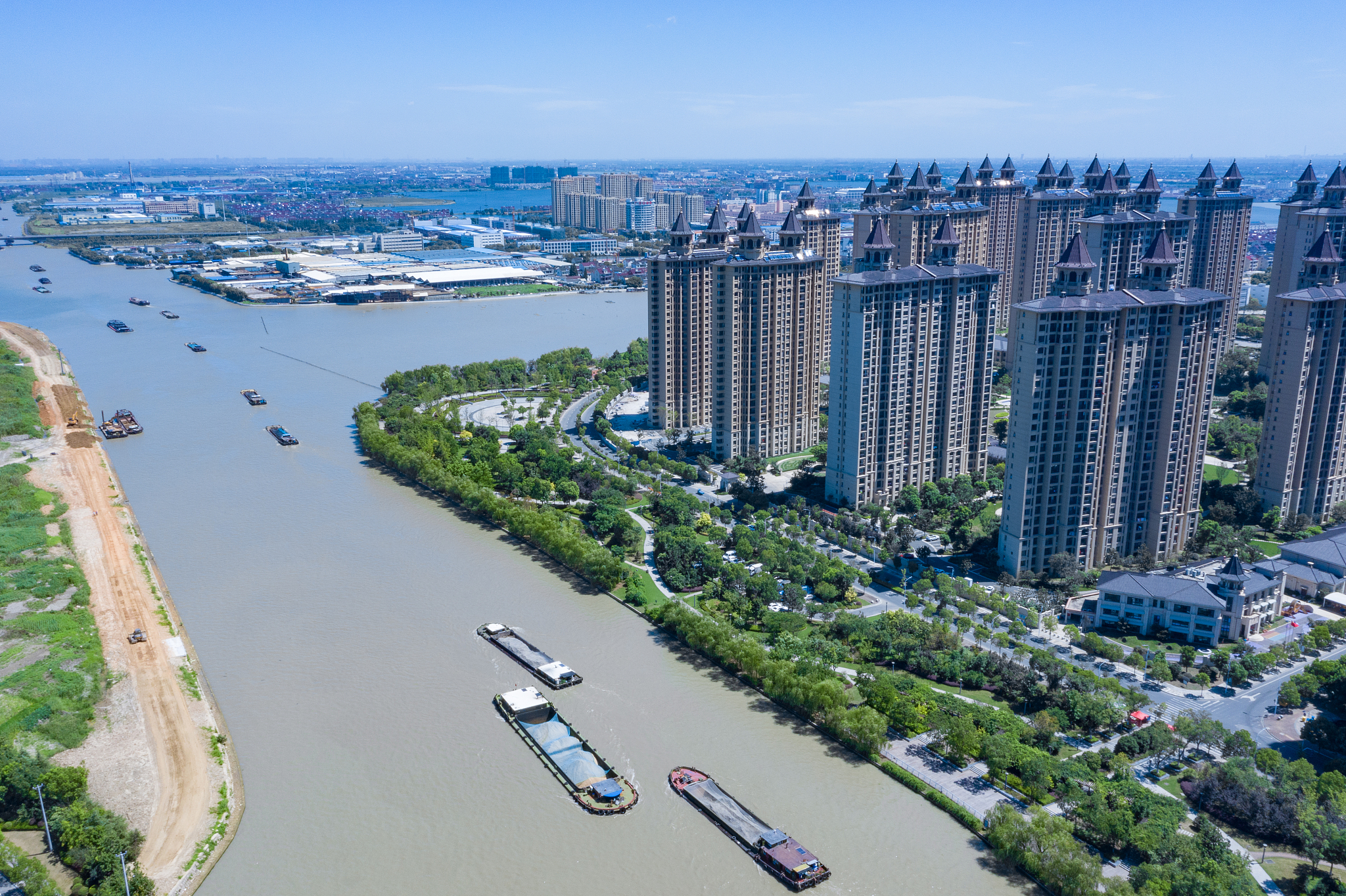 萧山滨江新城：浙江省海岸线围垦工程的代表之作