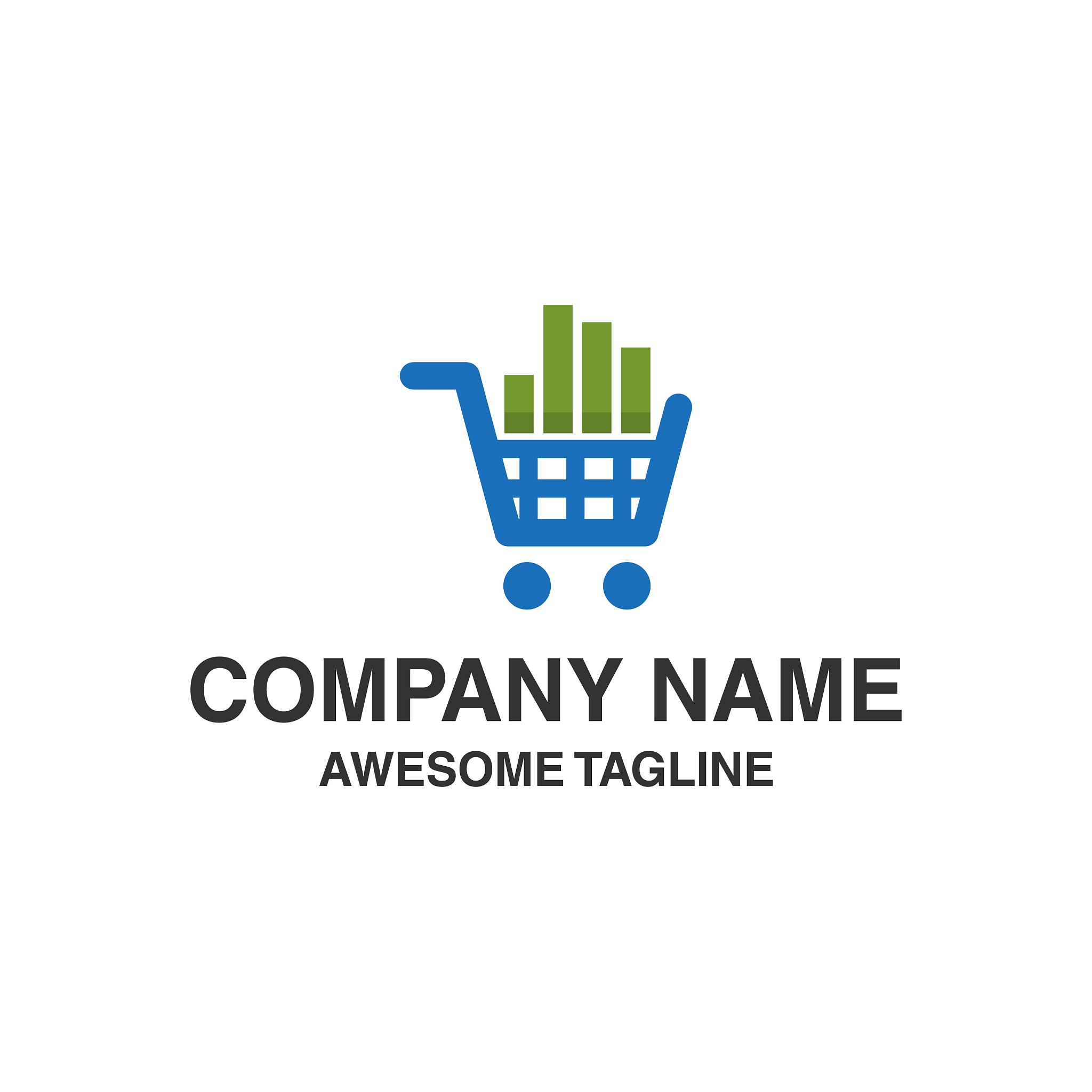 market shop logo financial shopping logo market