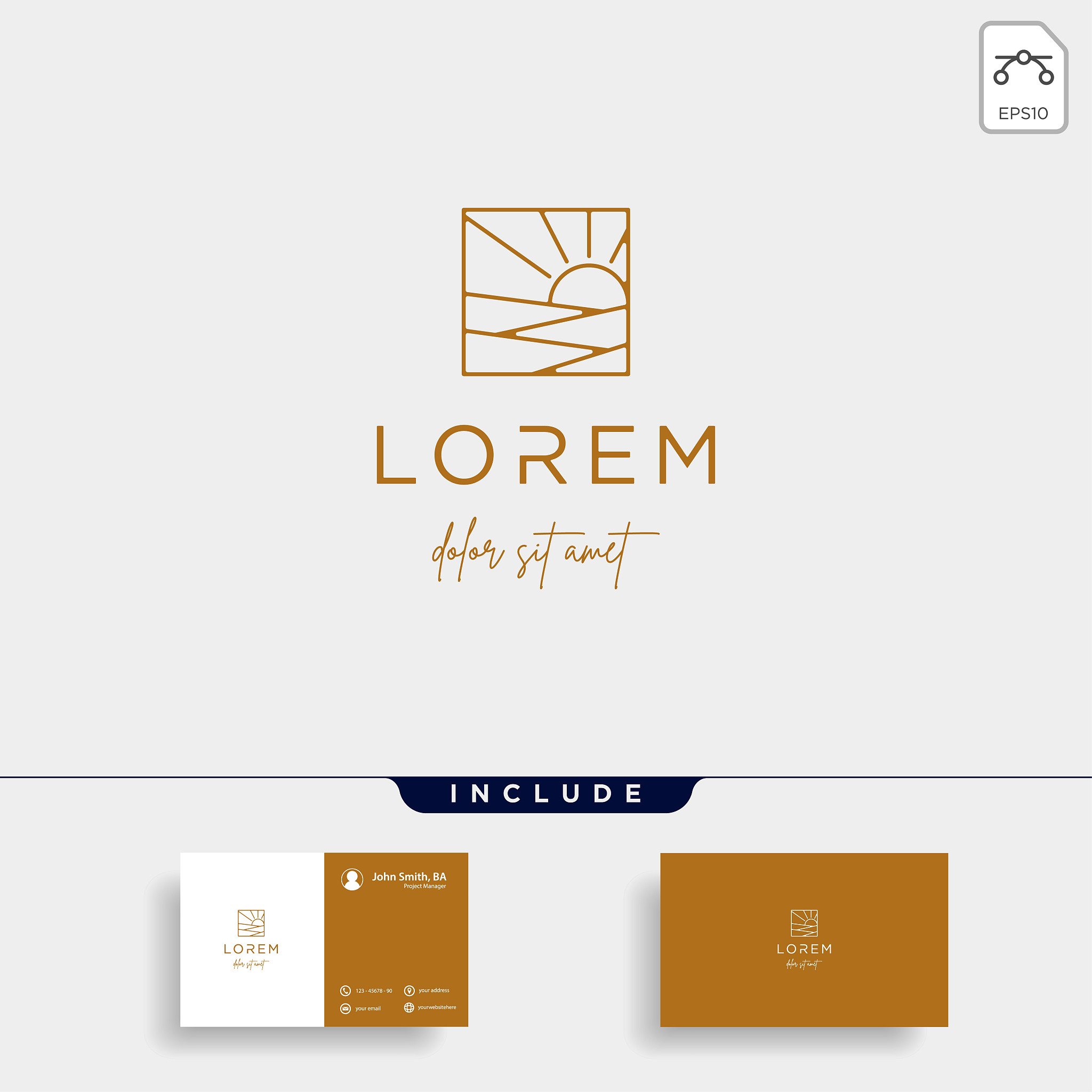 landscape simple icon vector design