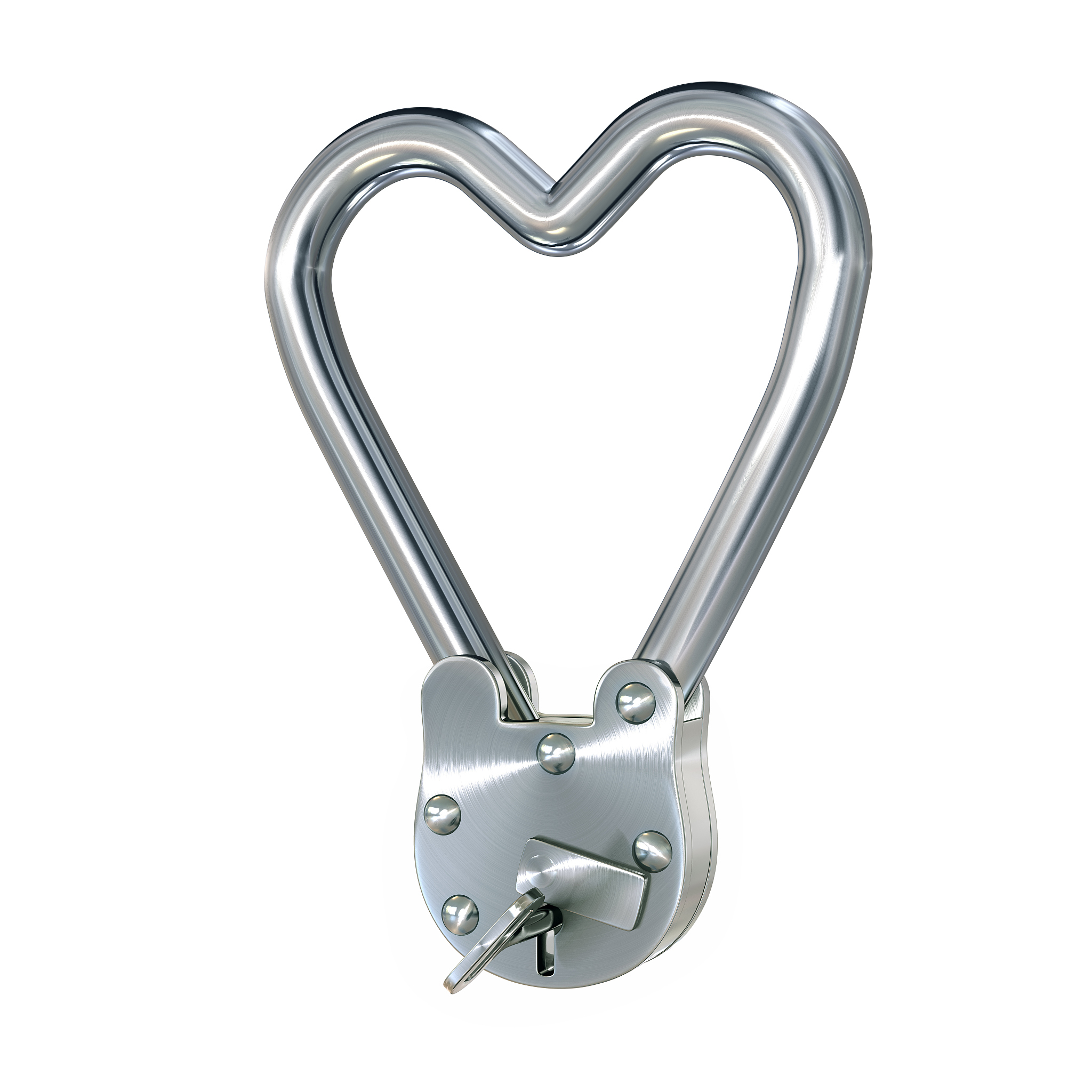 精致不锈钢白色心形玩具：纯净之美，点缀生活