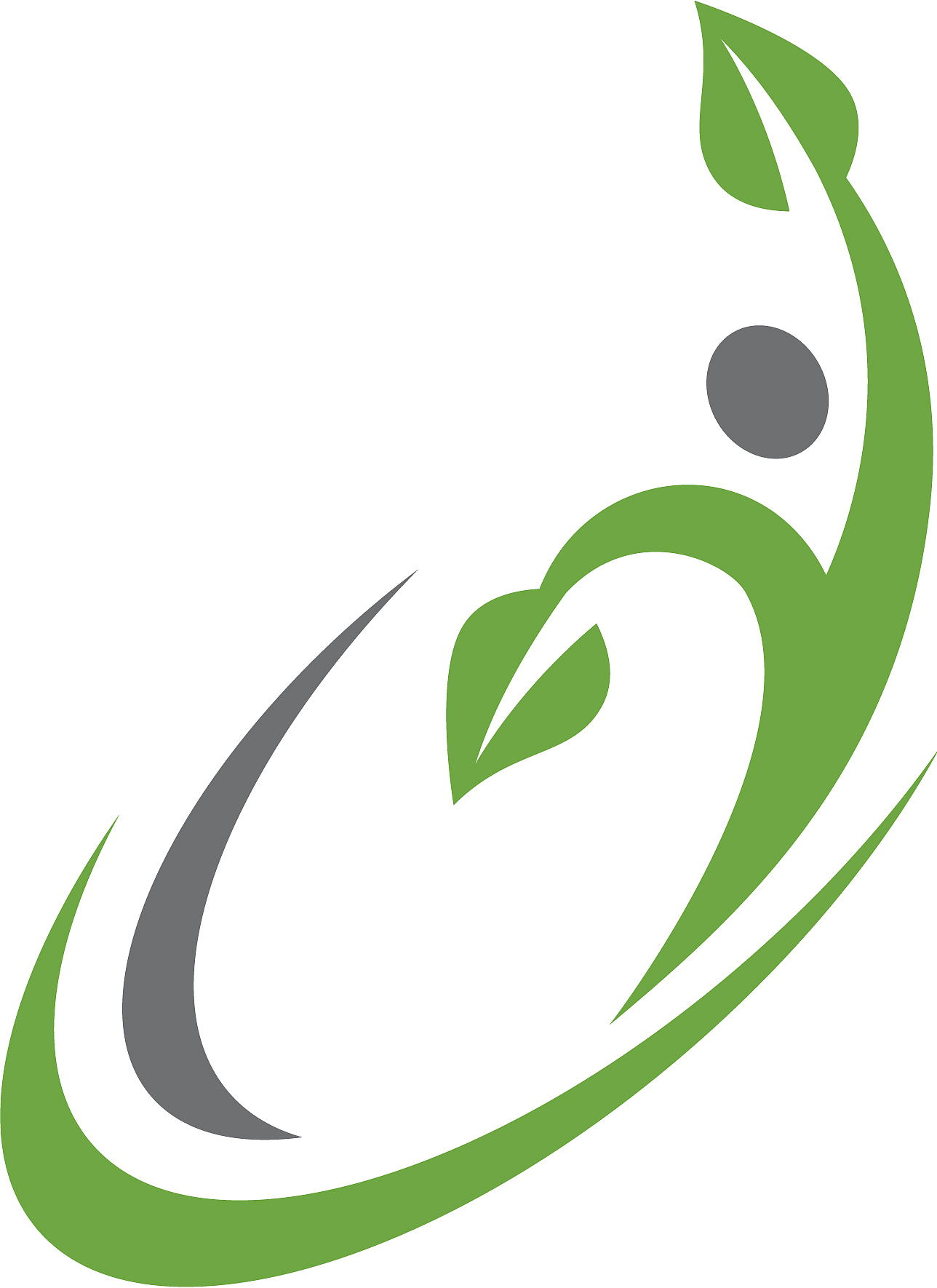 human character logo sign