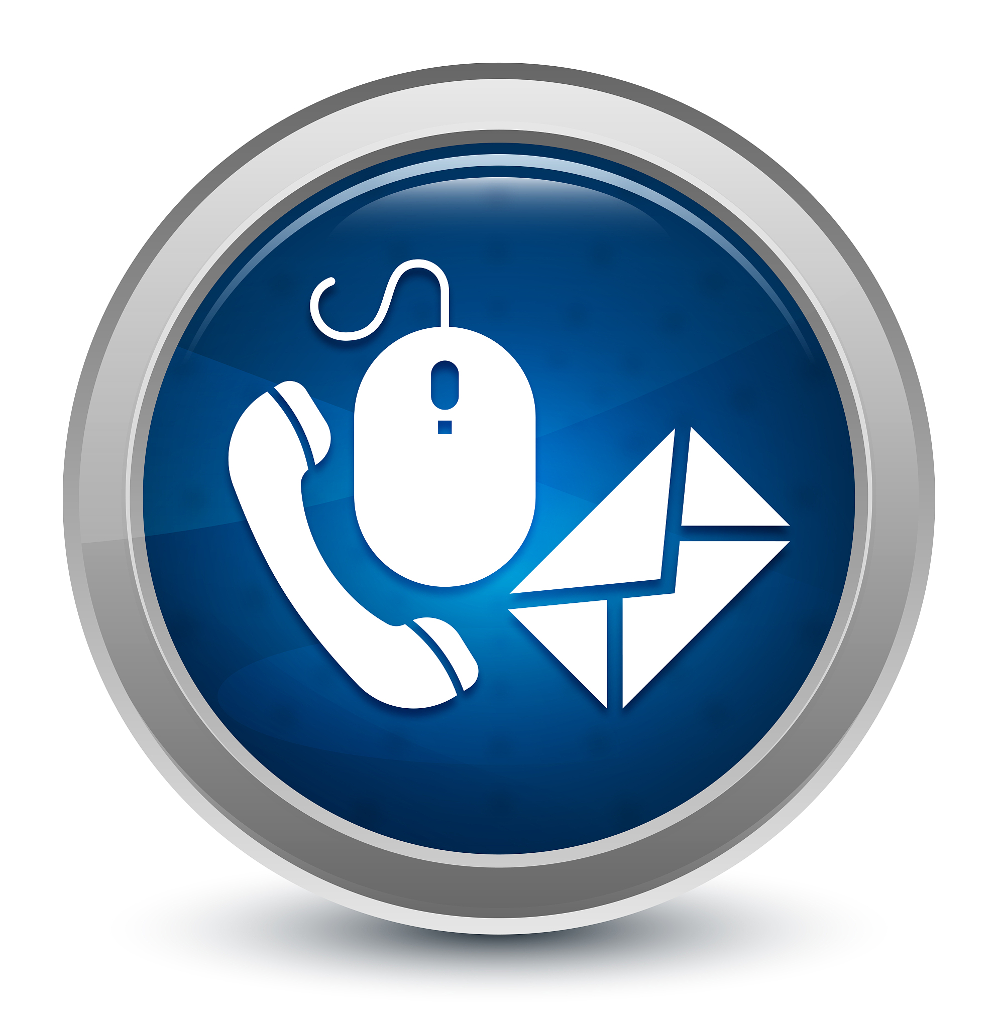 contact icon starburst shiny blue round button illustration desi