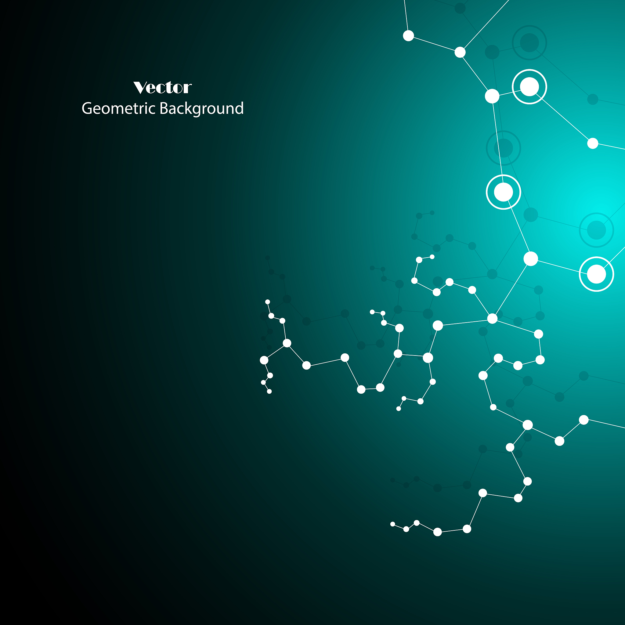 technical abstract background with connecting dots and lines