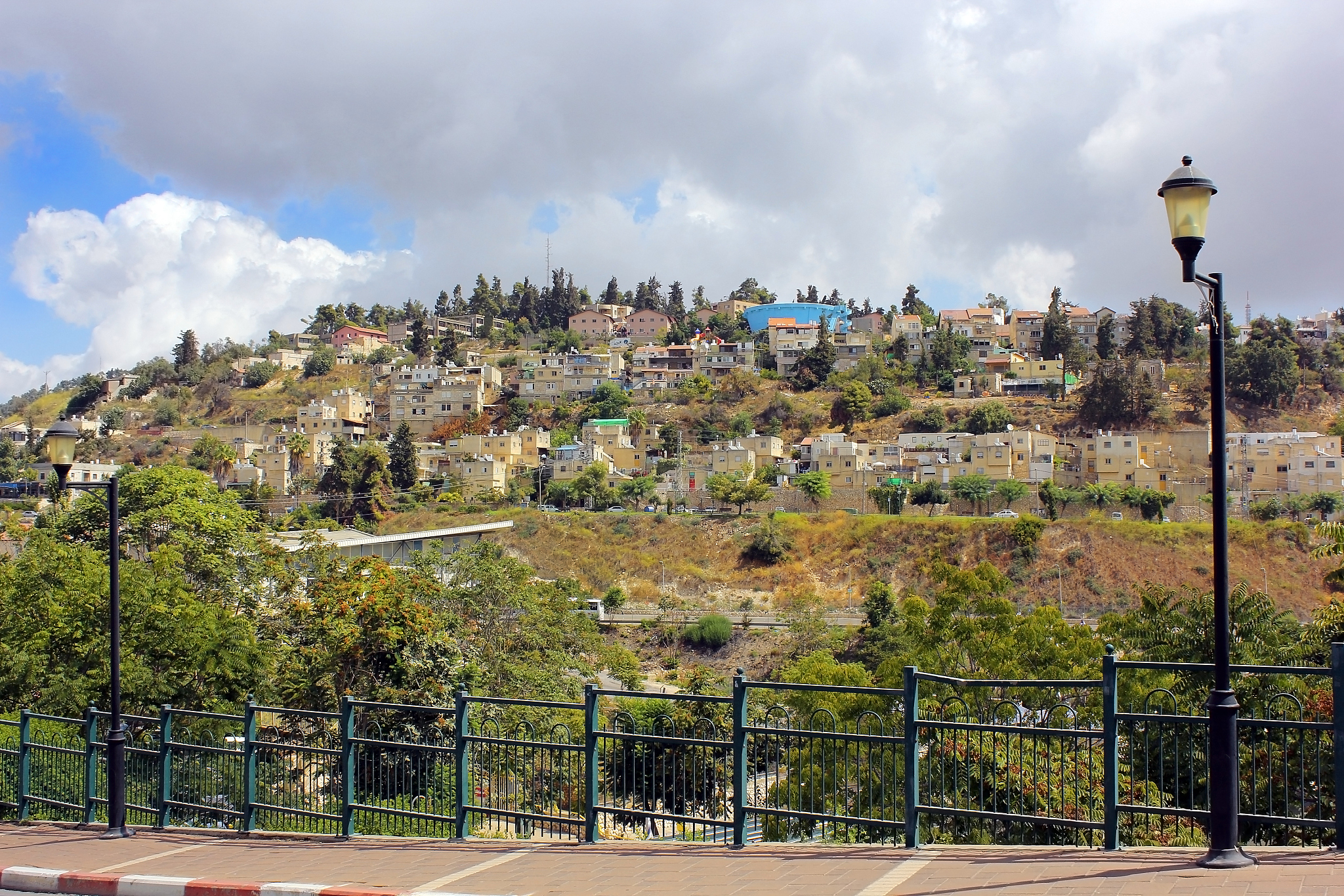 residential area on mount canaan, safed, israel