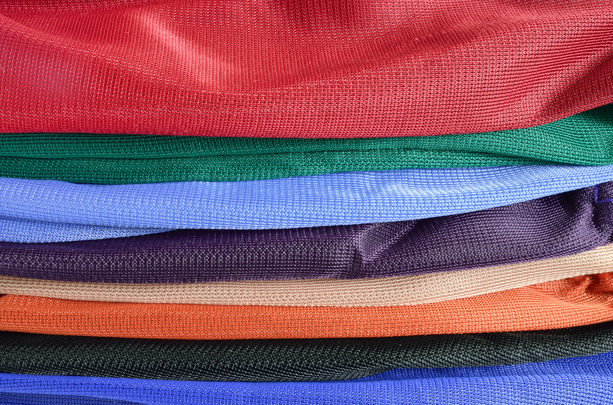 stack of fabric