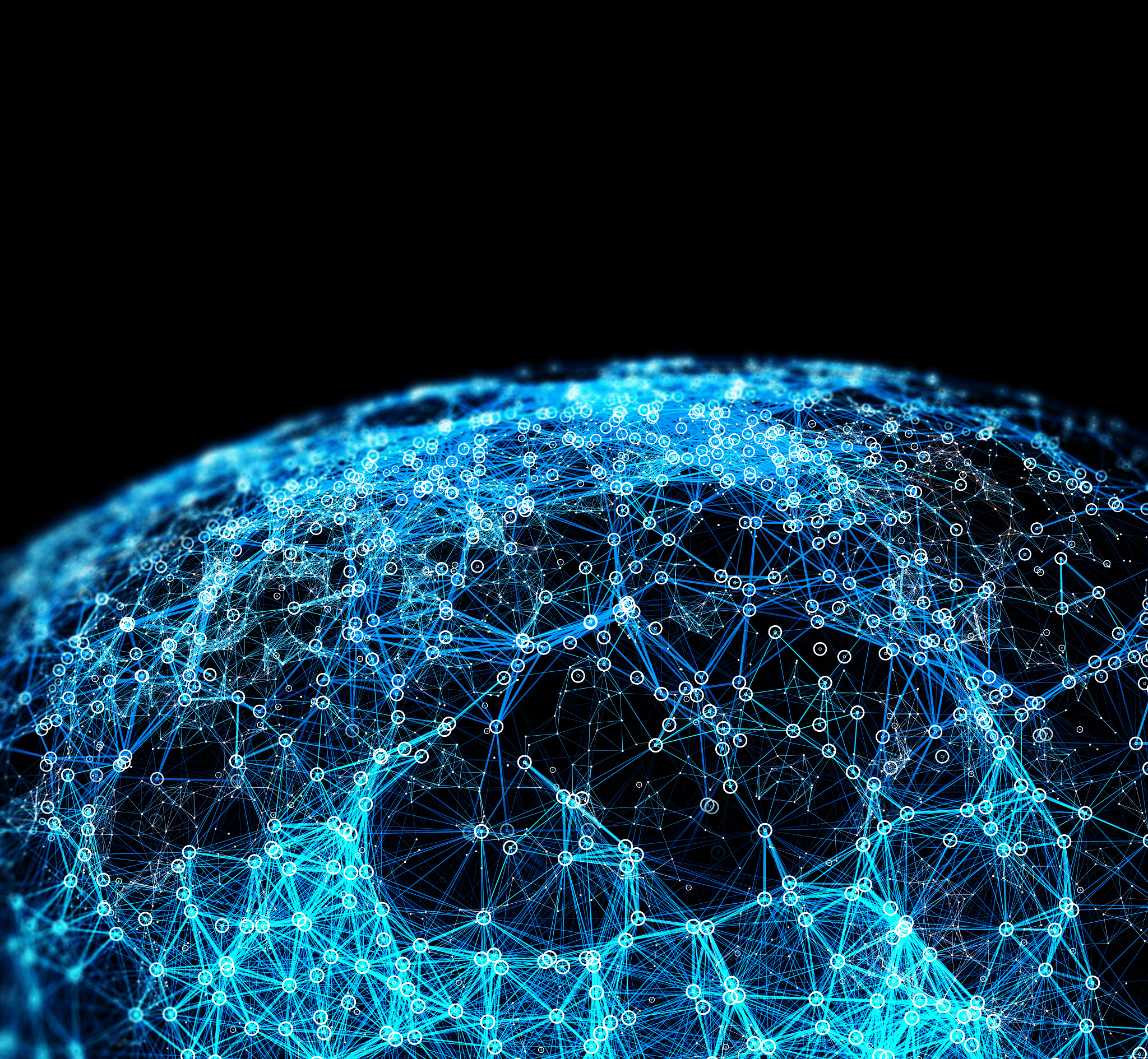 global international connectivity background