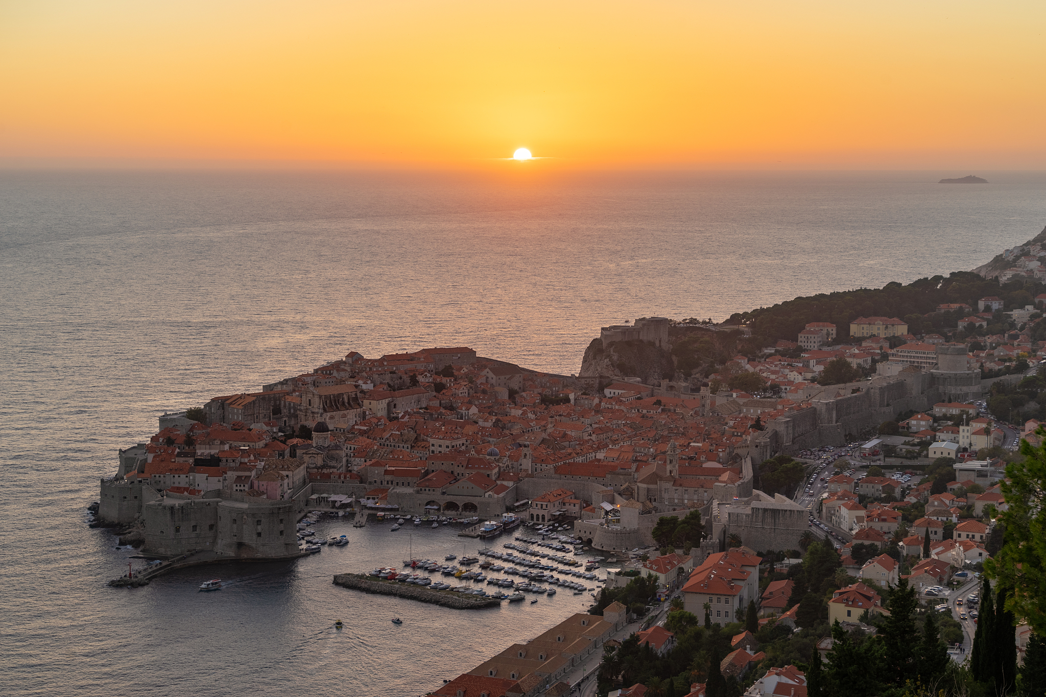 landscape of dubrovnik, croatia