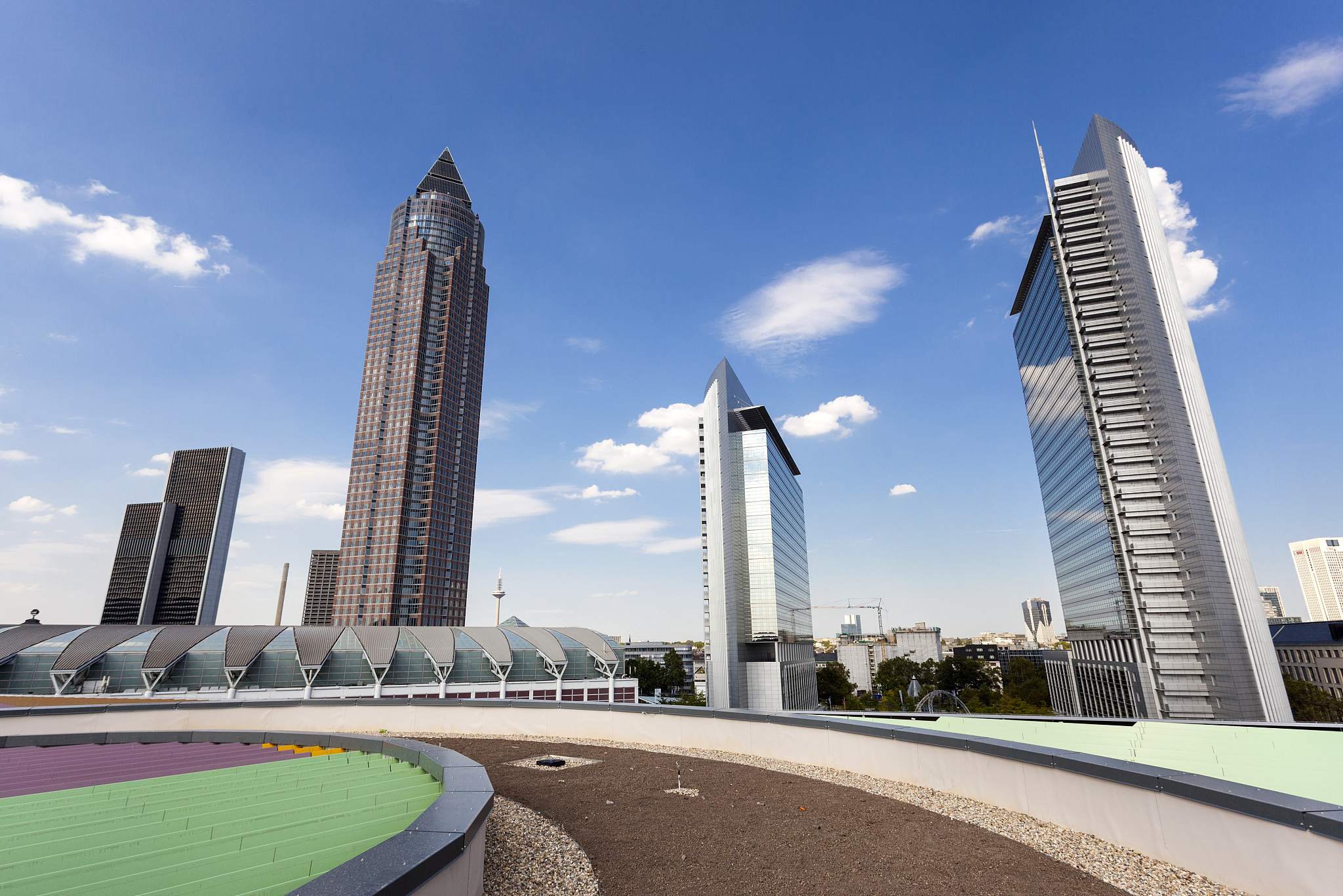 skyscrapers, frankfurt