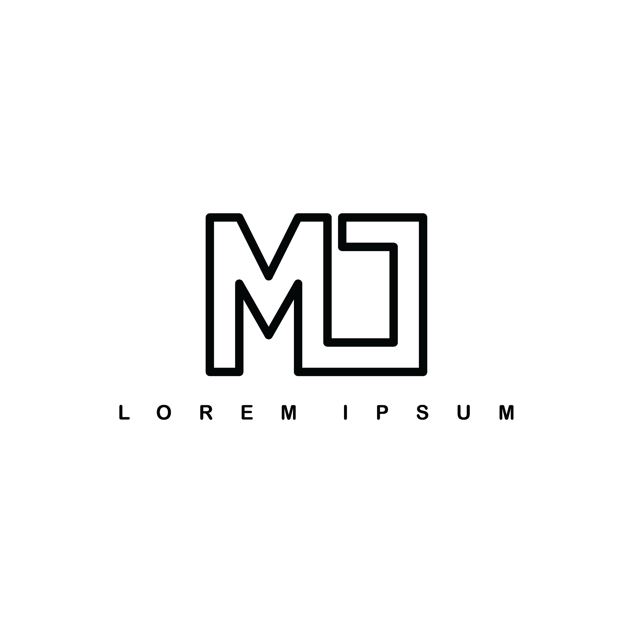 m alphabet letter art theme